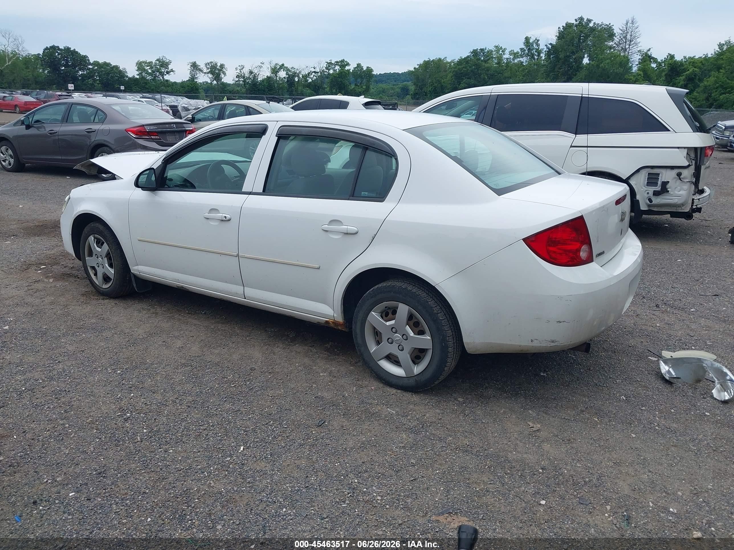 2005 Chevrolet Cobalt   White vin: 1G1AK52F957548518