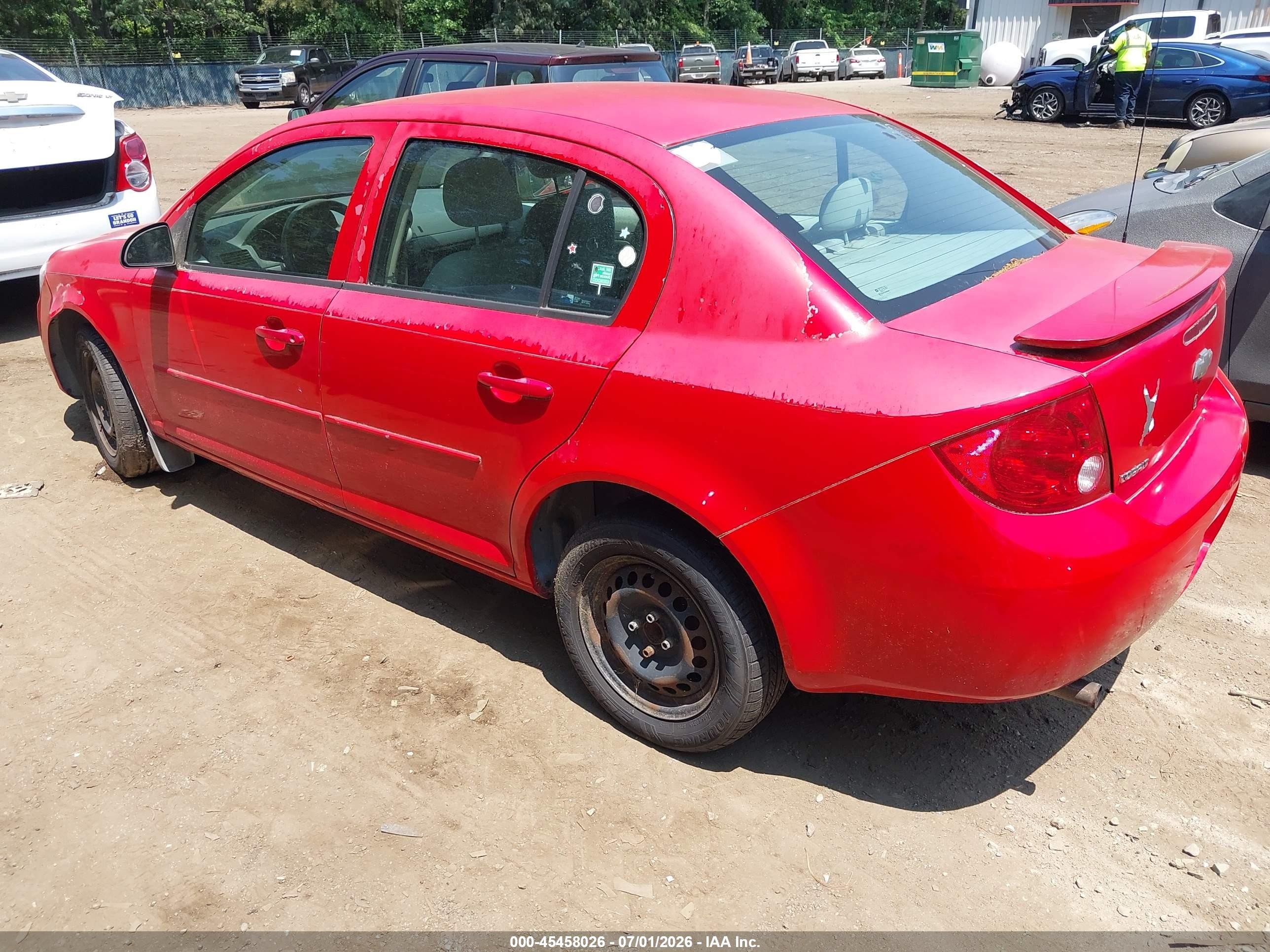 2005 Chevrolet Cobalt   Red vin: 1G1AK52FX57635795