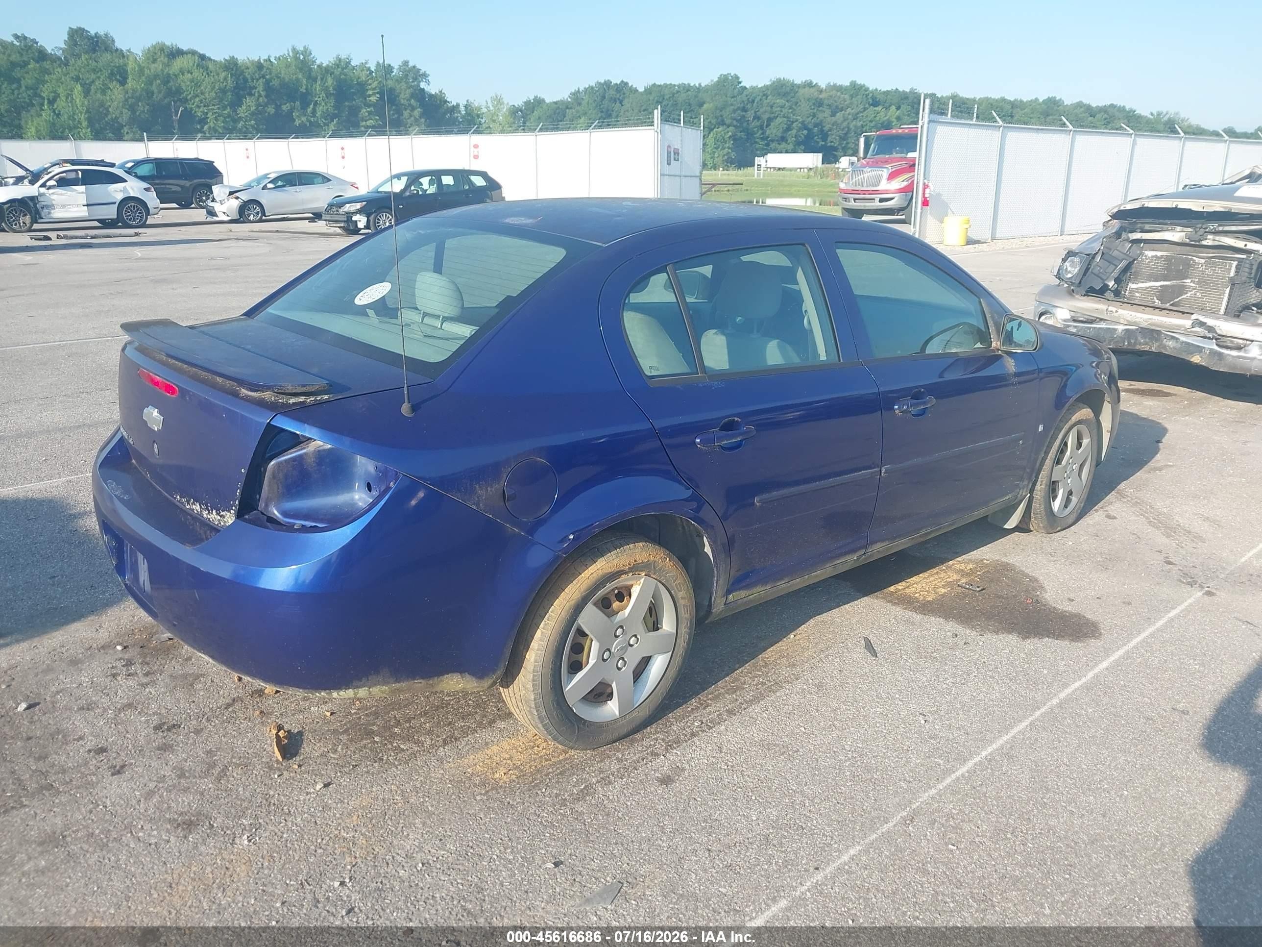 2006 Chevrolet Cobalt Ls Blue vin: 1G1AK55F067884619