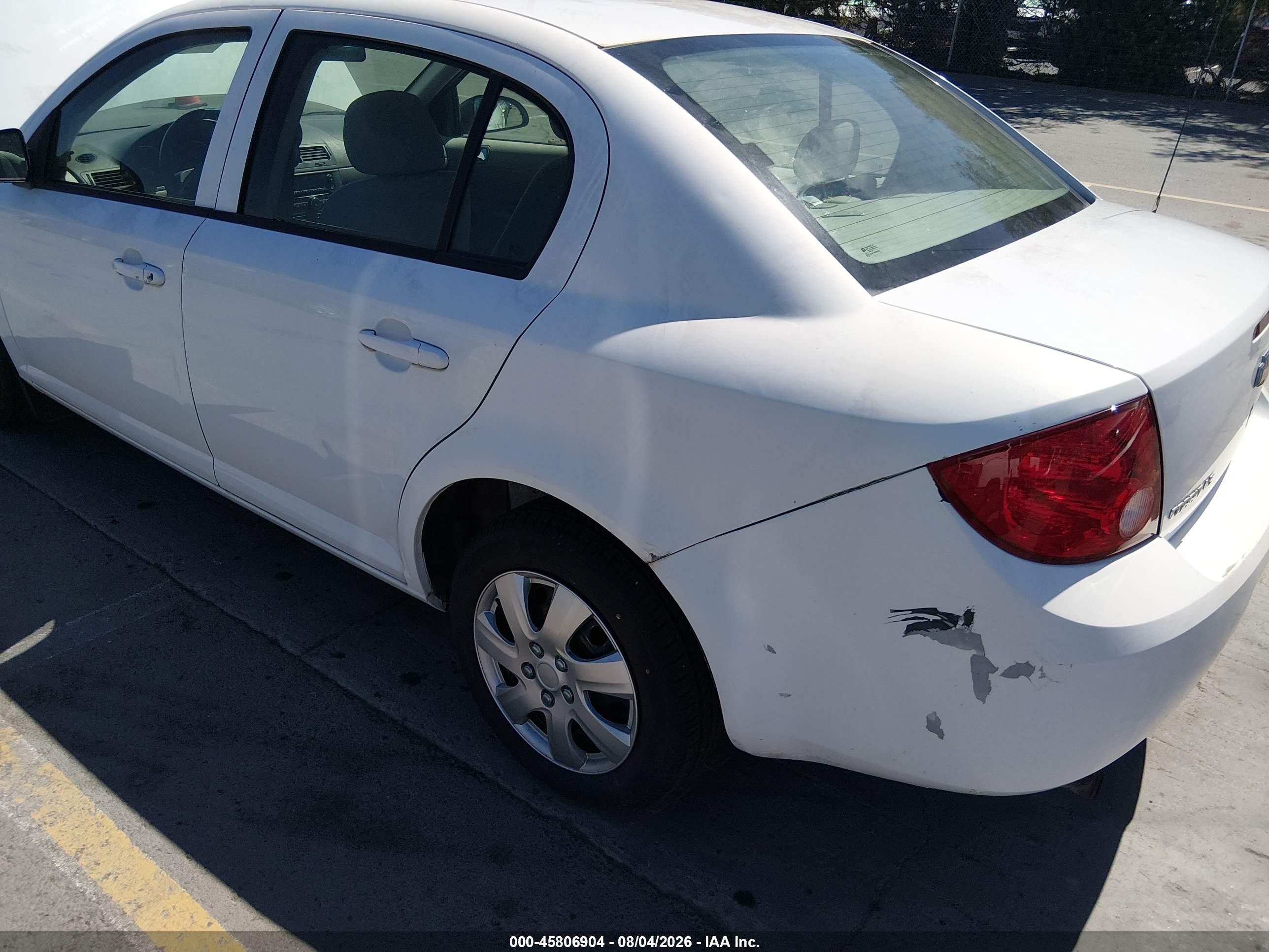 2007 Chevrolet Cobalt Ls White vin: 1G1AK55F077275659
