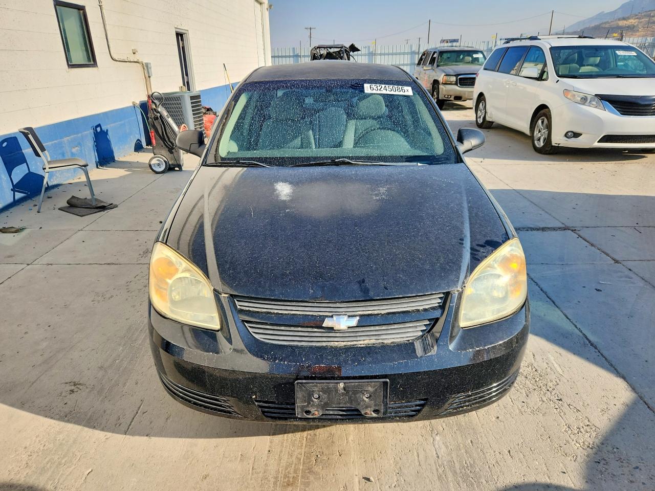 2007 Chevrolet Cobalt Ls Black vin: 1G1AK55F077312967
