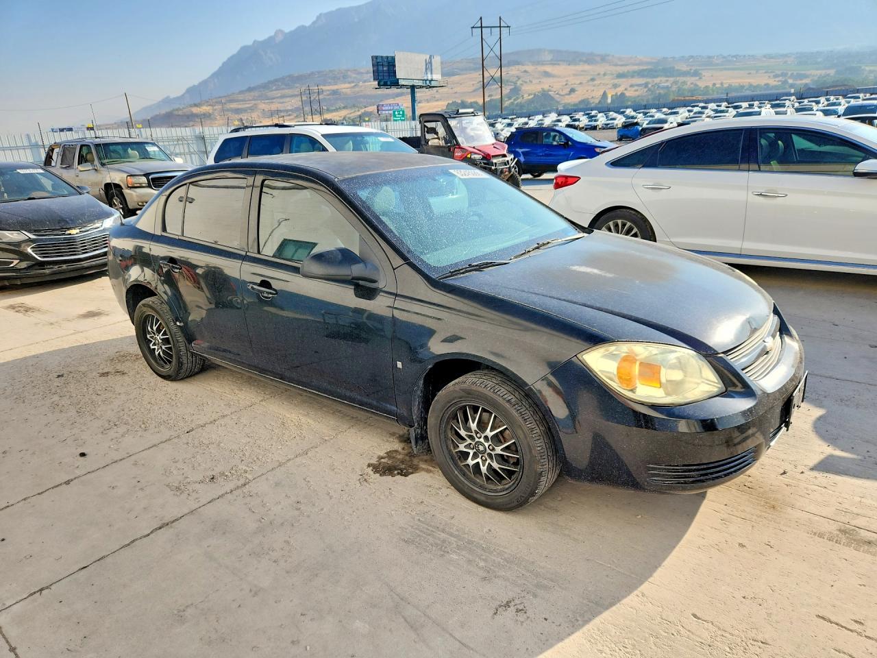 2007 Chevrolet Cobalt Ls Black vin: 1G1AK55F077312967