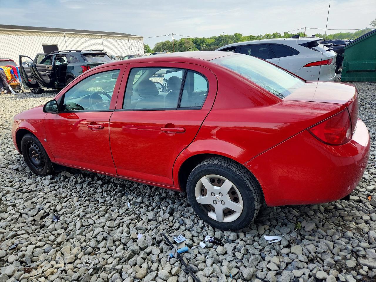 2007 Chevrolet Cobalt Ls Red vin: 1G1AK55F077320390