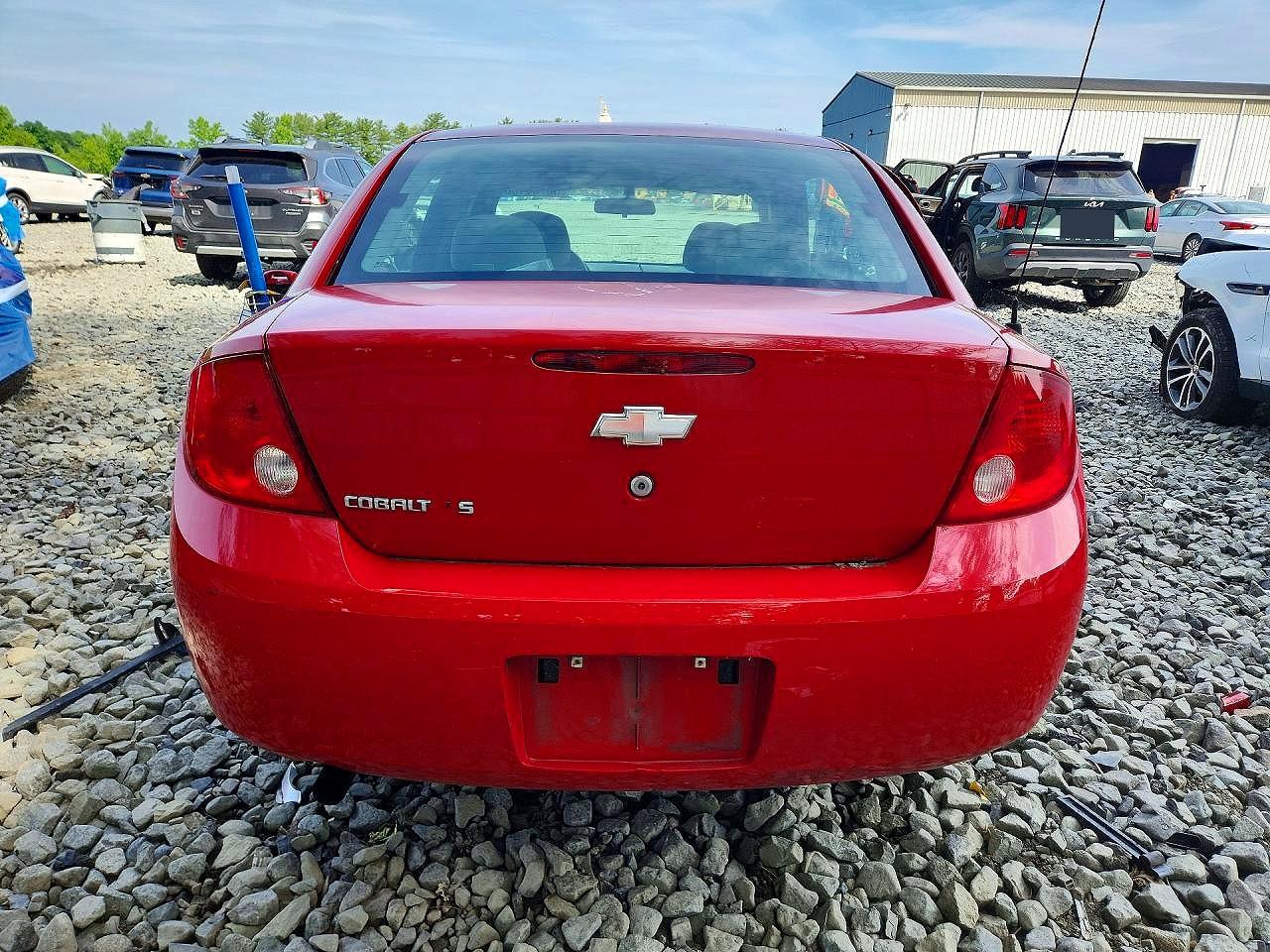 2007 Chevrolet Cobalt Ls Red vin: 1G1AK55F077320390