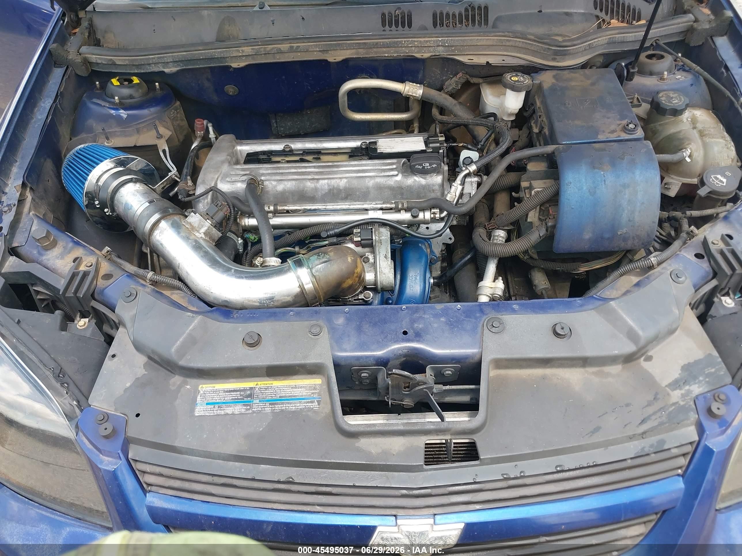 2006 Chevrolet Cobalt Ls Blue vin: 1G1AK55F167842007