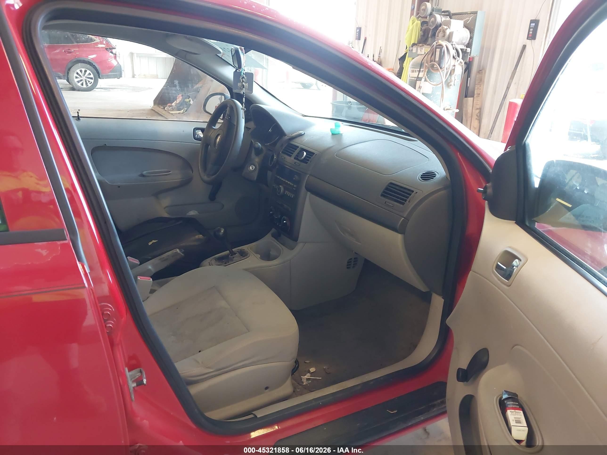 2007 Chevrolet Cobalt Ls Red vin: 1G1AK55F177103141