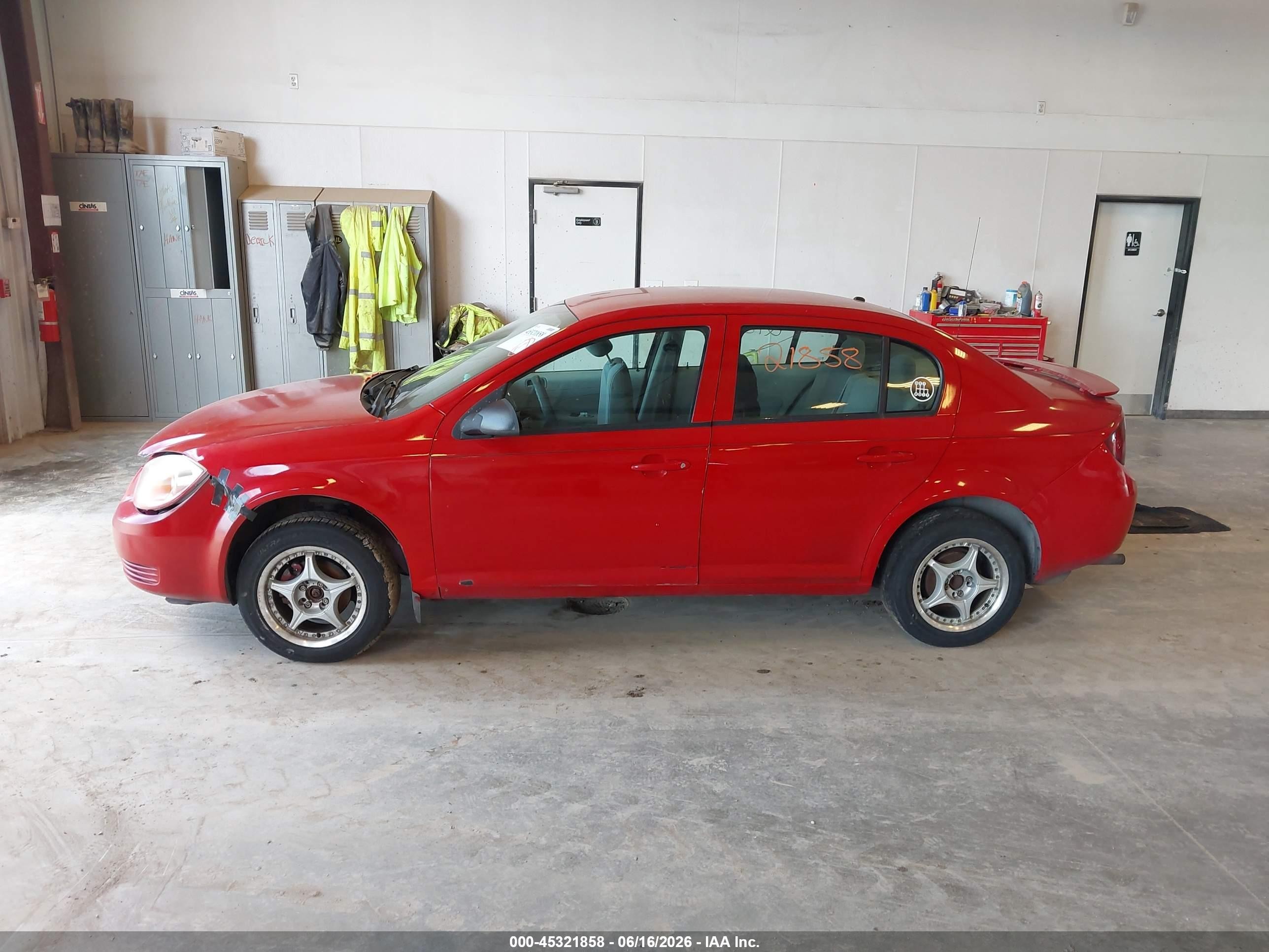 2007 Chevrolet Cobalt Ls Red vin: 1G1AK55F177103141
