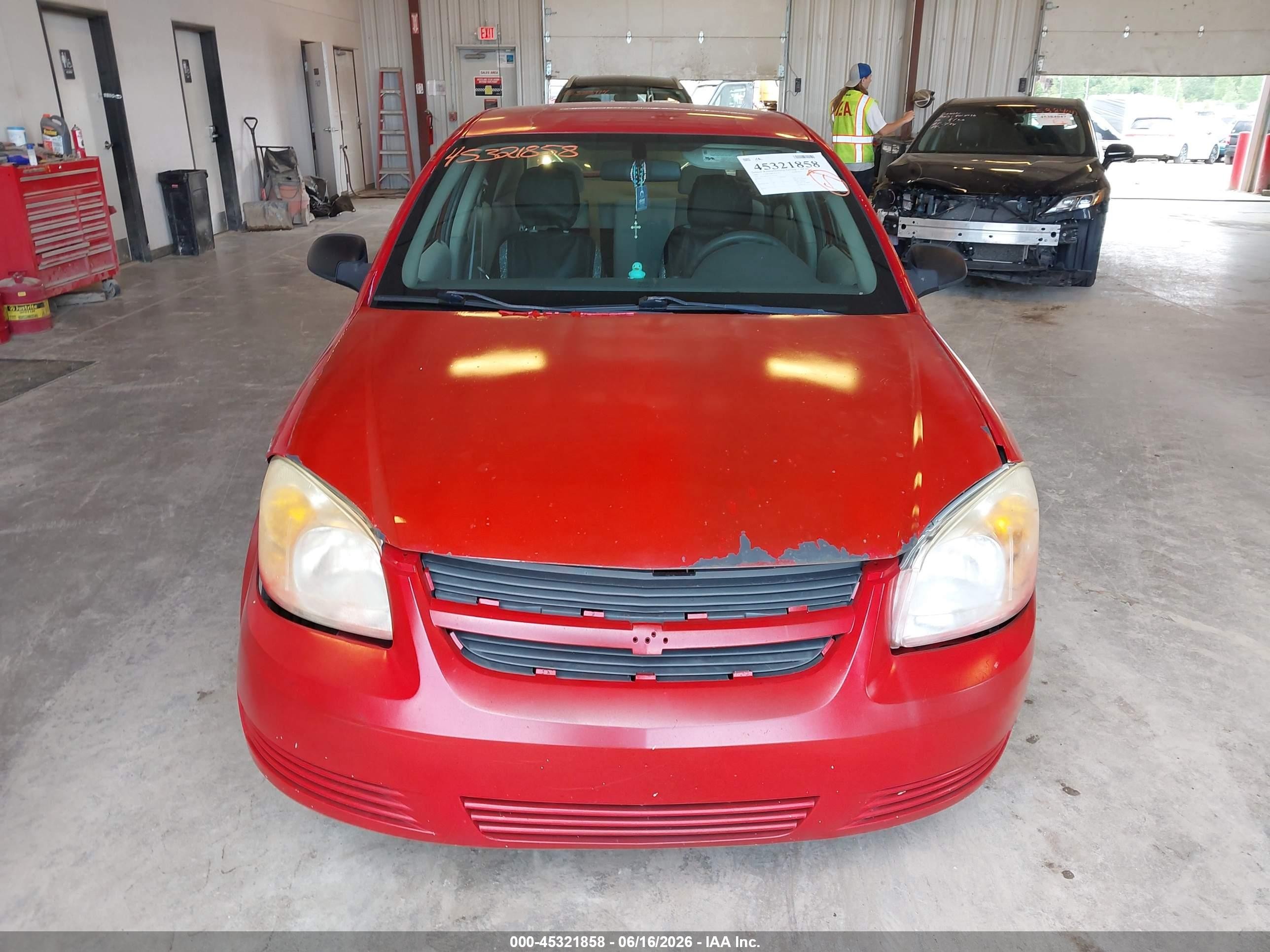 2007 Chevrolet Cobalt Ls Red vin: 1G1AK55F177103141