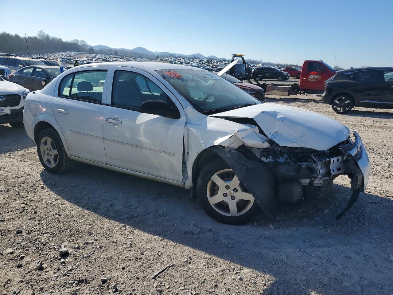 2007 Chevrolet Cobalt Ls Белый vin: 1G1AK55F177185680