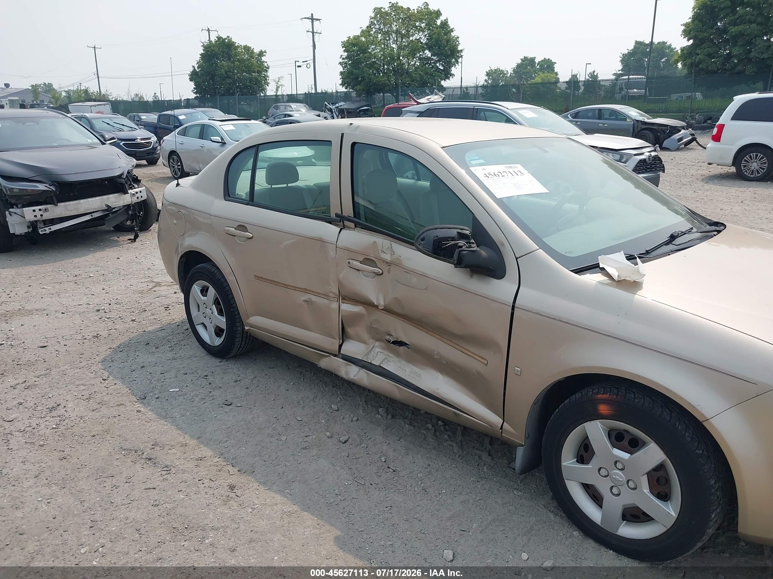 2006 Chevrolet Cobalt Ls Tan vin: 1G1AK55F367823359