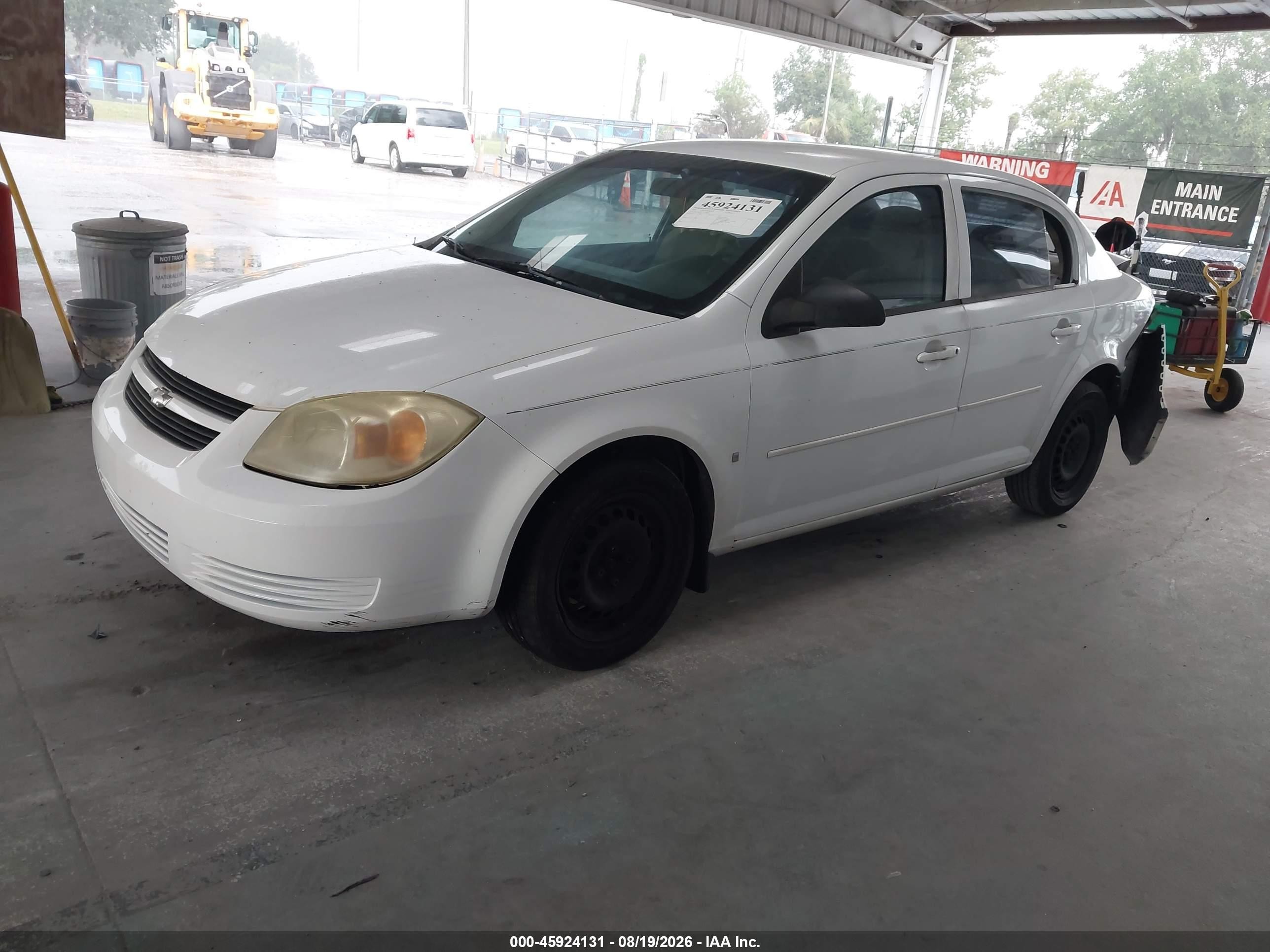 2007 Chevrolet Cobalt Ls White vin: 1G1AK55F377160019
