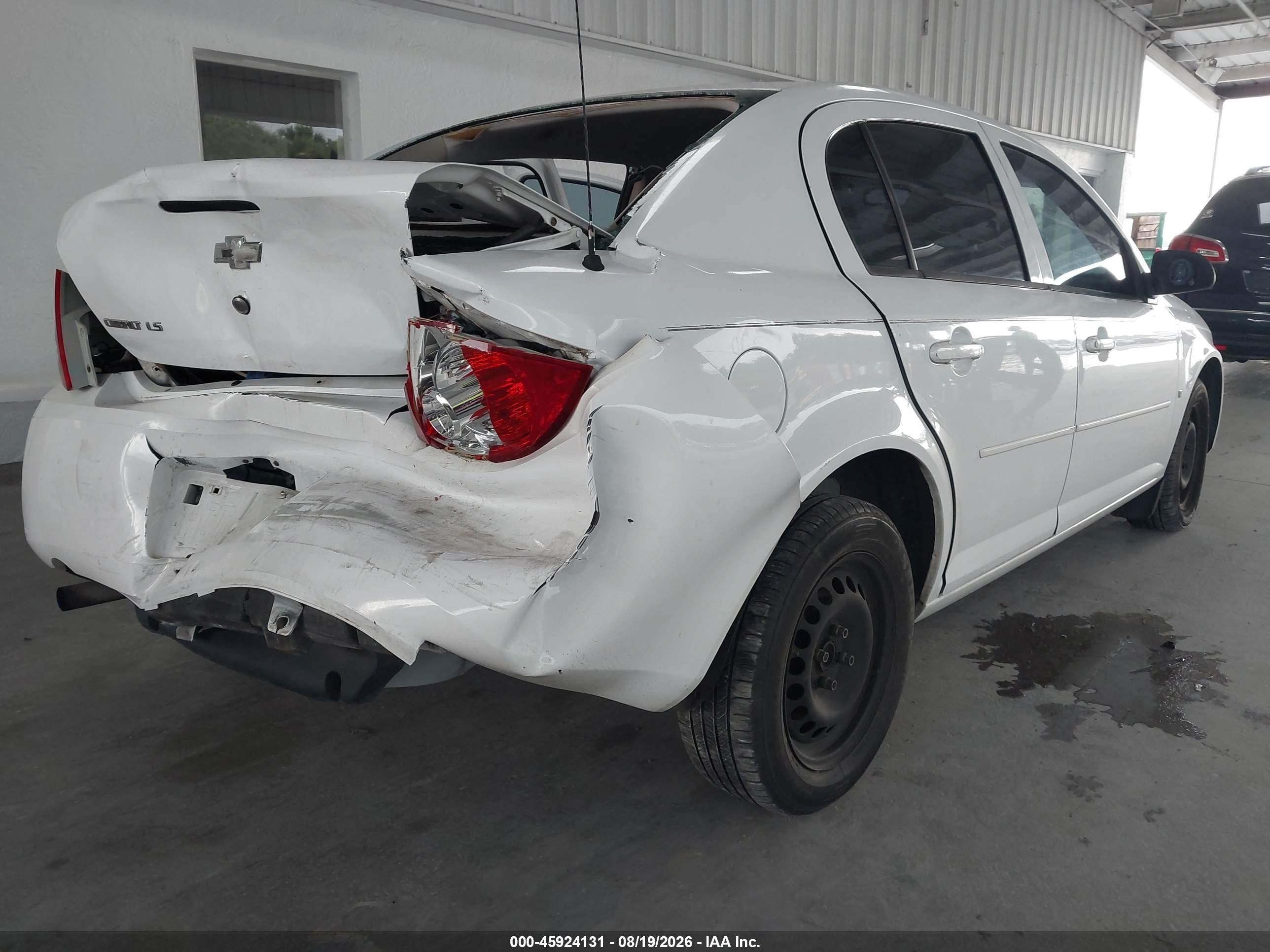 2007 Chevrolet Cobalt Ls White vin: 1G1AK55F377160019