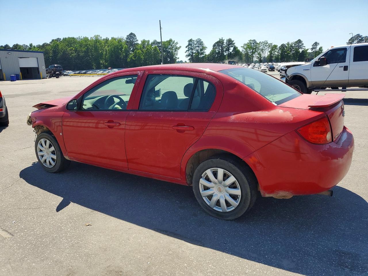 2007 Chevrolet Cobalt Ls Red vin: 1G1AK55F377242543