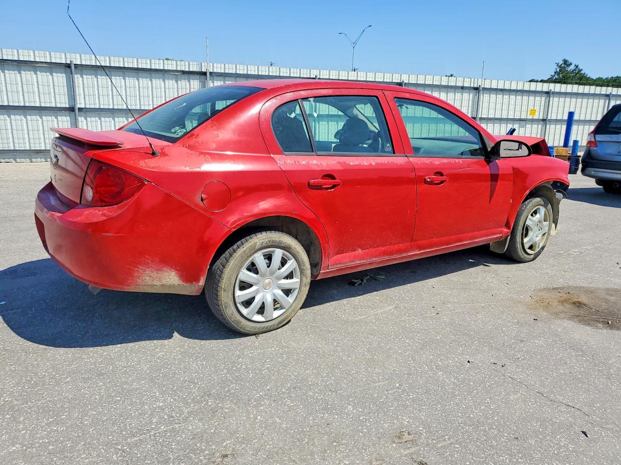 2007 Chevrolet Cobalt Ls Red vin: 1G1AK55F377242543