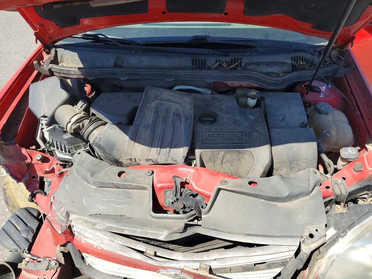 2007 Chevrolet Cobalt Ls Red vin: 1G1AK55F377242543