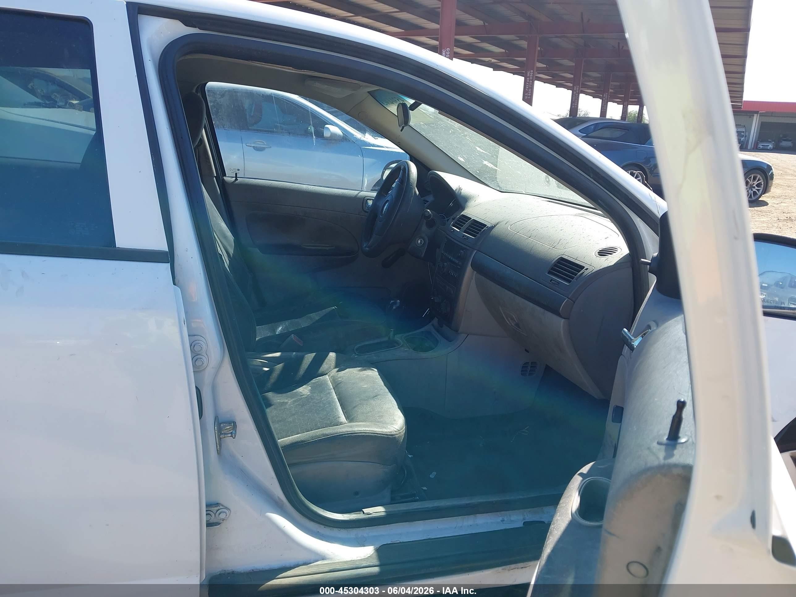 2007 Chevrolet Cobalt Ls White vin: 1G1AK55F377399313