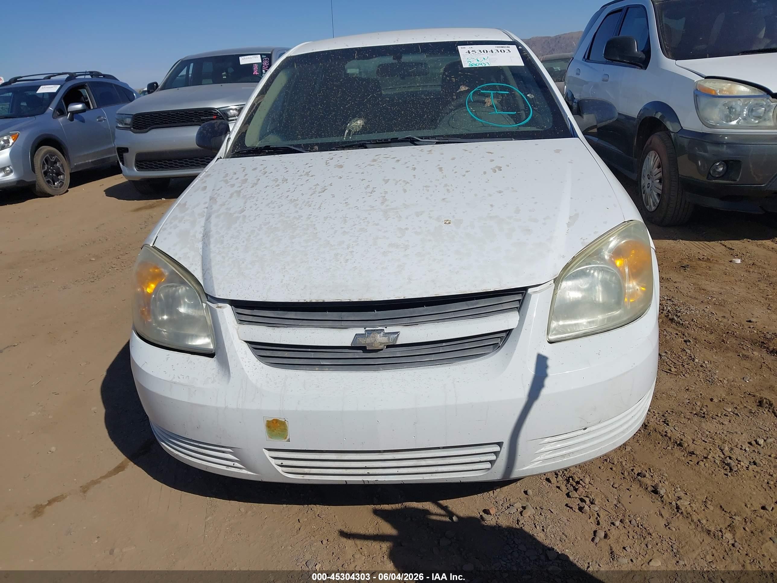 2007 Chevrolet Cobalt Ls White vin: 1G1AK55F377399313