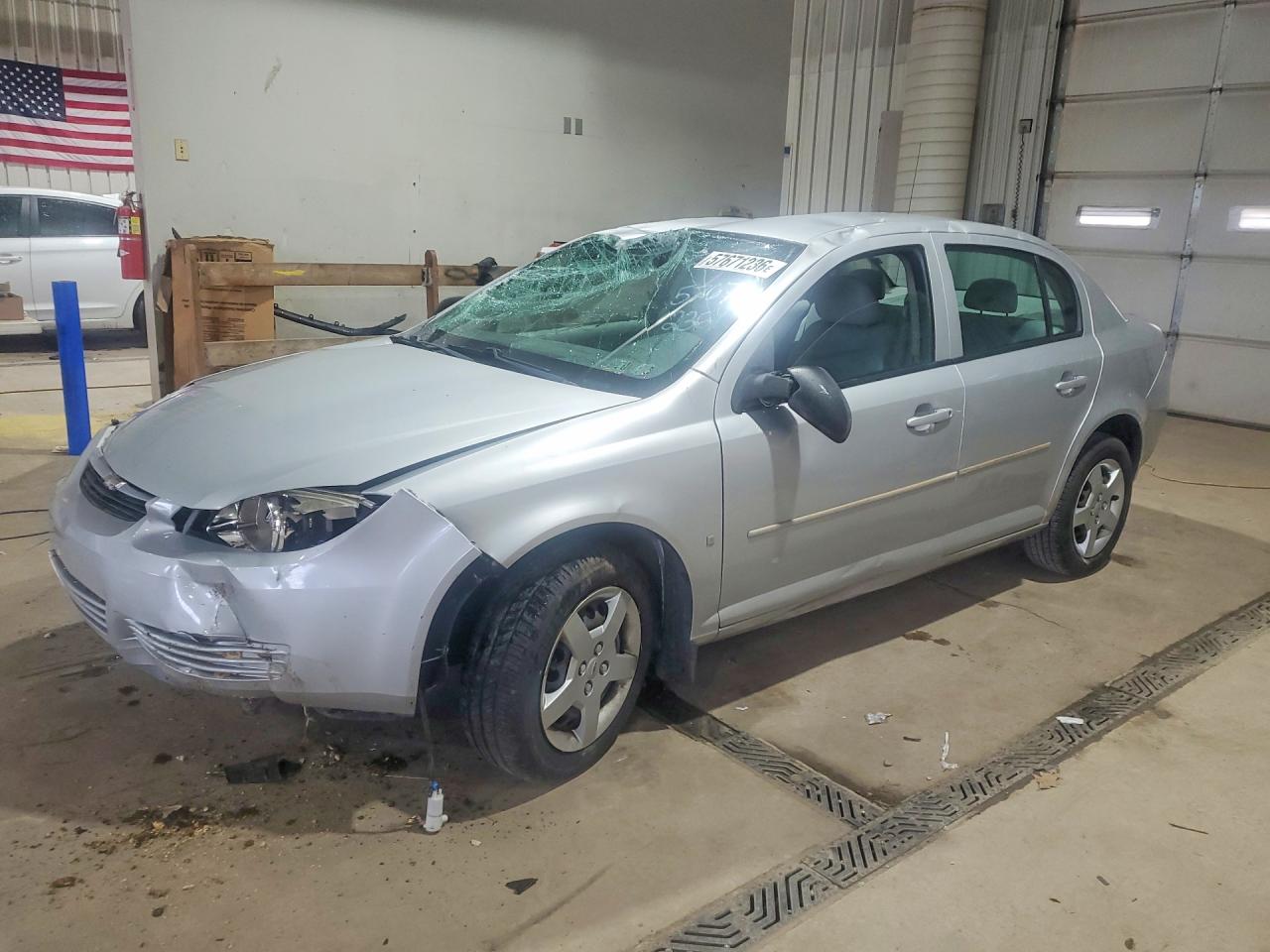 2007 Chevrolet Cobalt Ls Silver vin: 1G1AK55F377417082