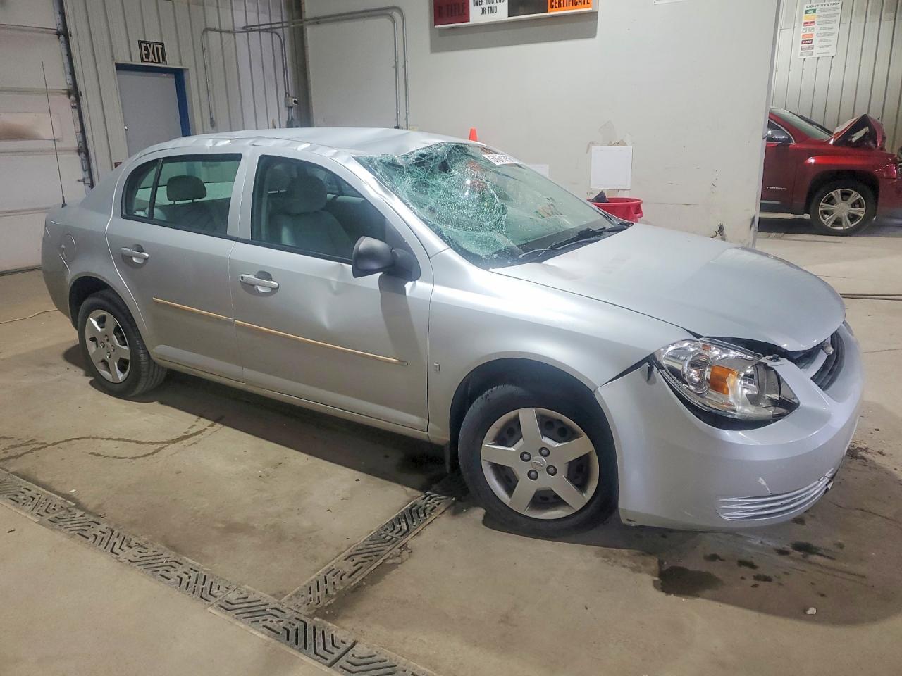 2007 Chevrolet Cobalt Ls Silver vin: 1G1AK55F377417082