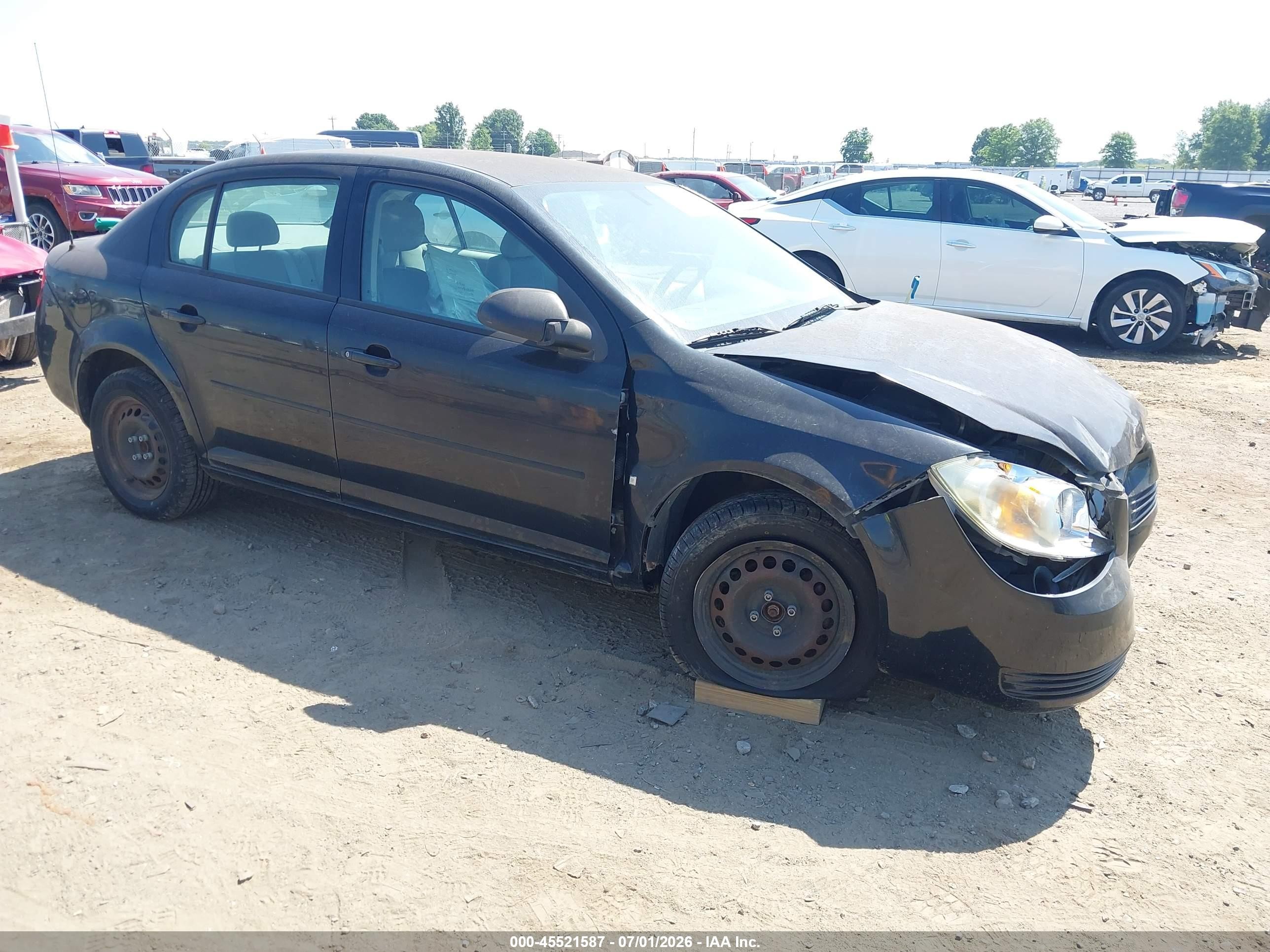 2007 Chevrolet Cobalt Ls Black vin: 1G1AK55F477402980