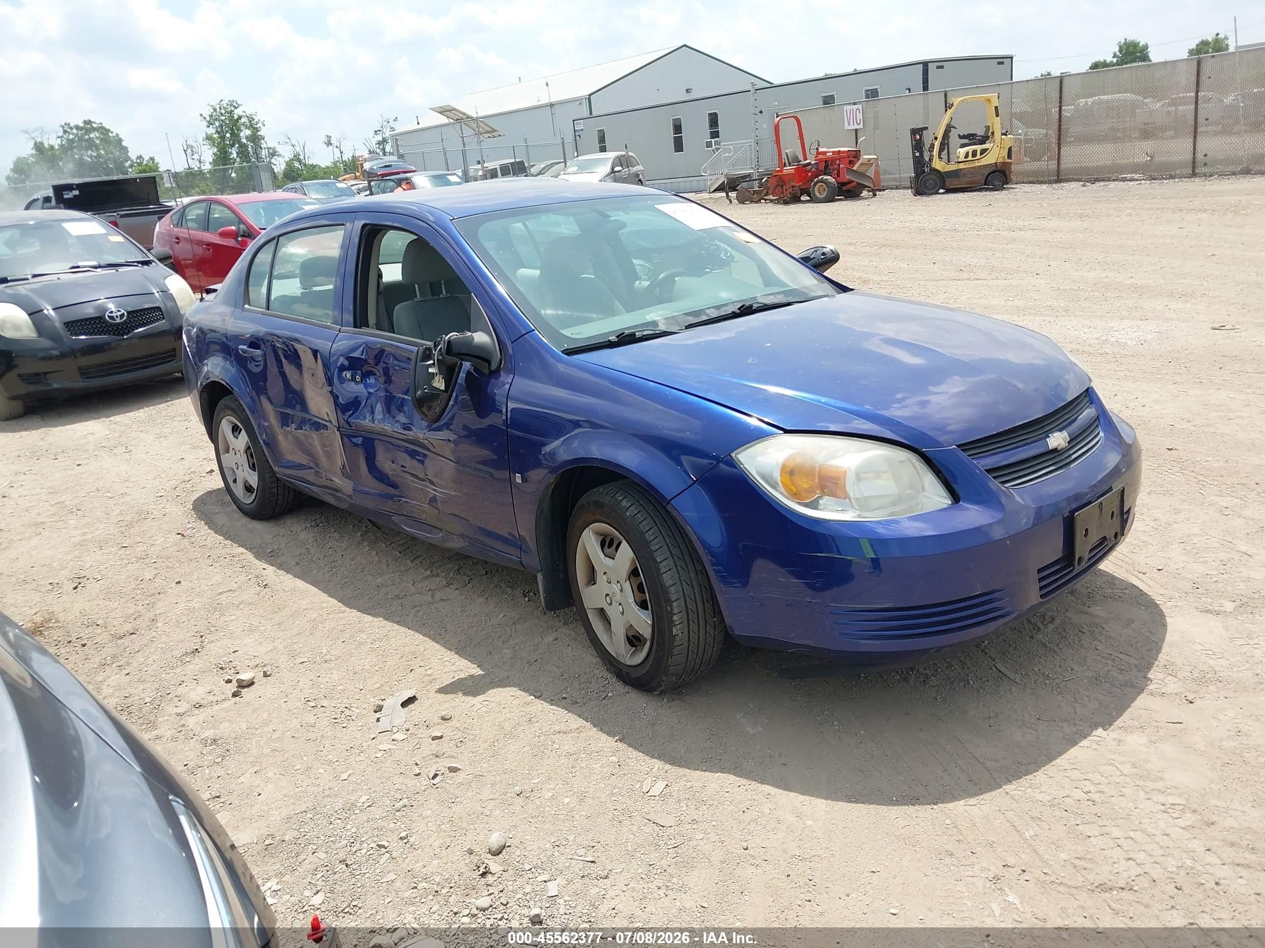 2007 Chevrolet Cobalt Ls Blue vin: 1G1AK55F577179770
