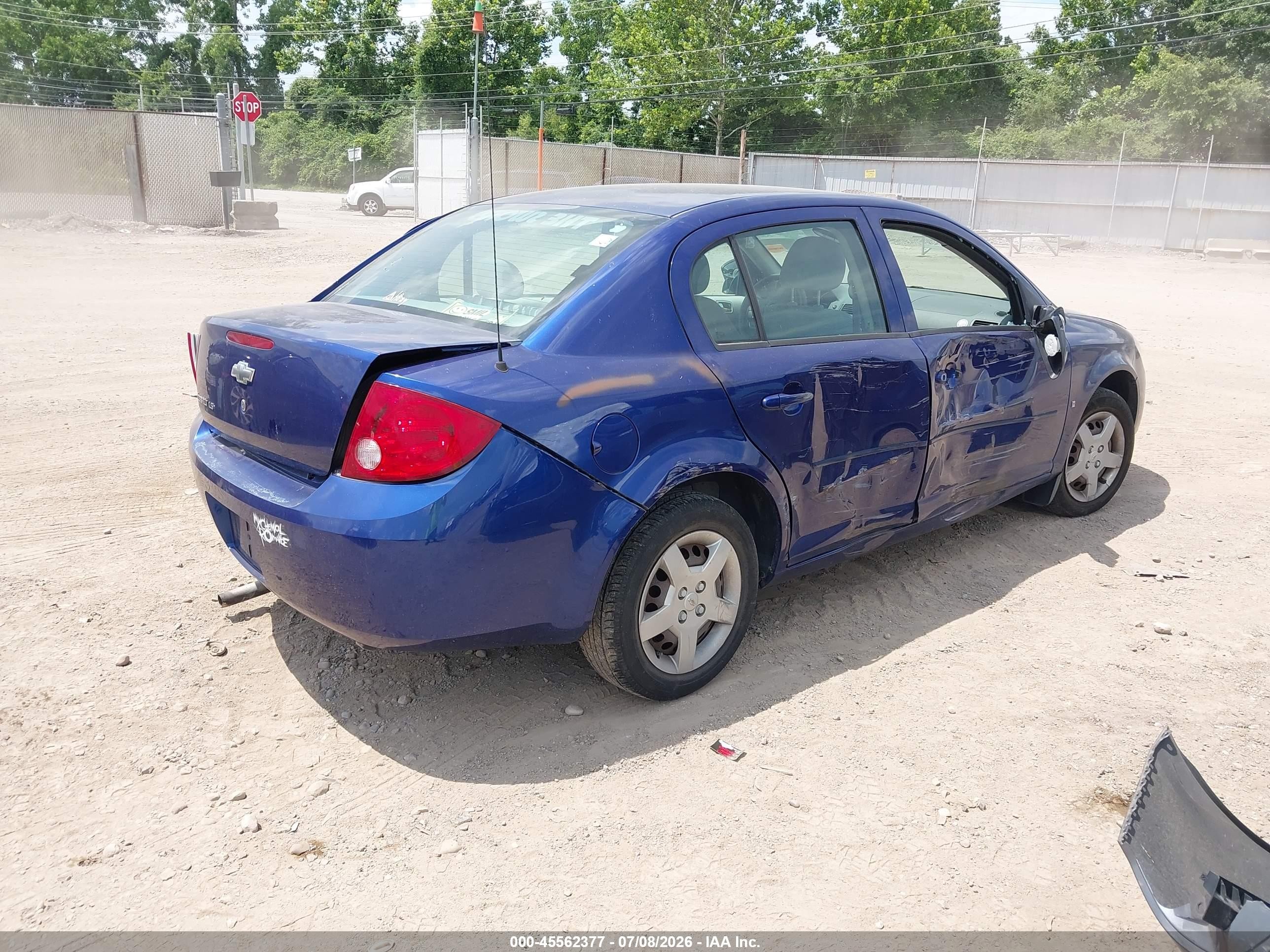 2007 Chevrolet Cobalt Ls Blue vin: 1G1AK55F577179770
