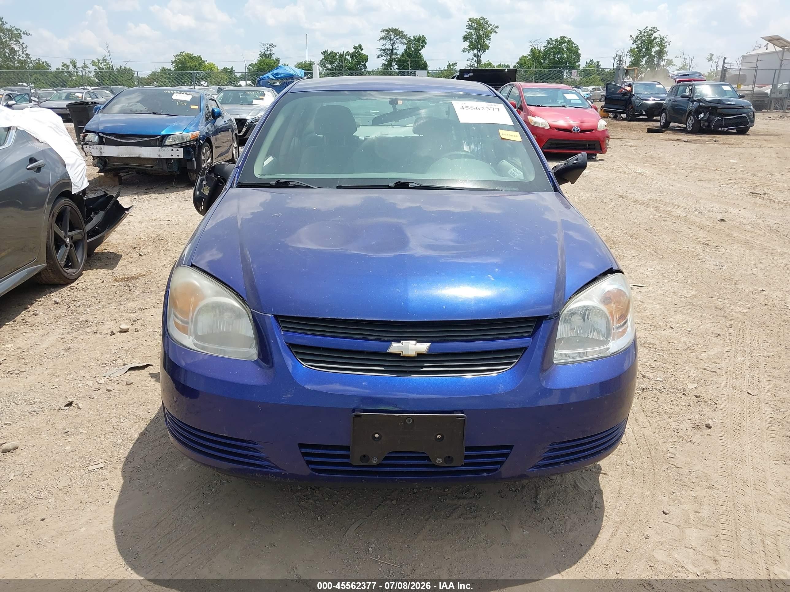 2007 Chevrolet Cobalt Ls Blue vin: 1G1AK55F577179770