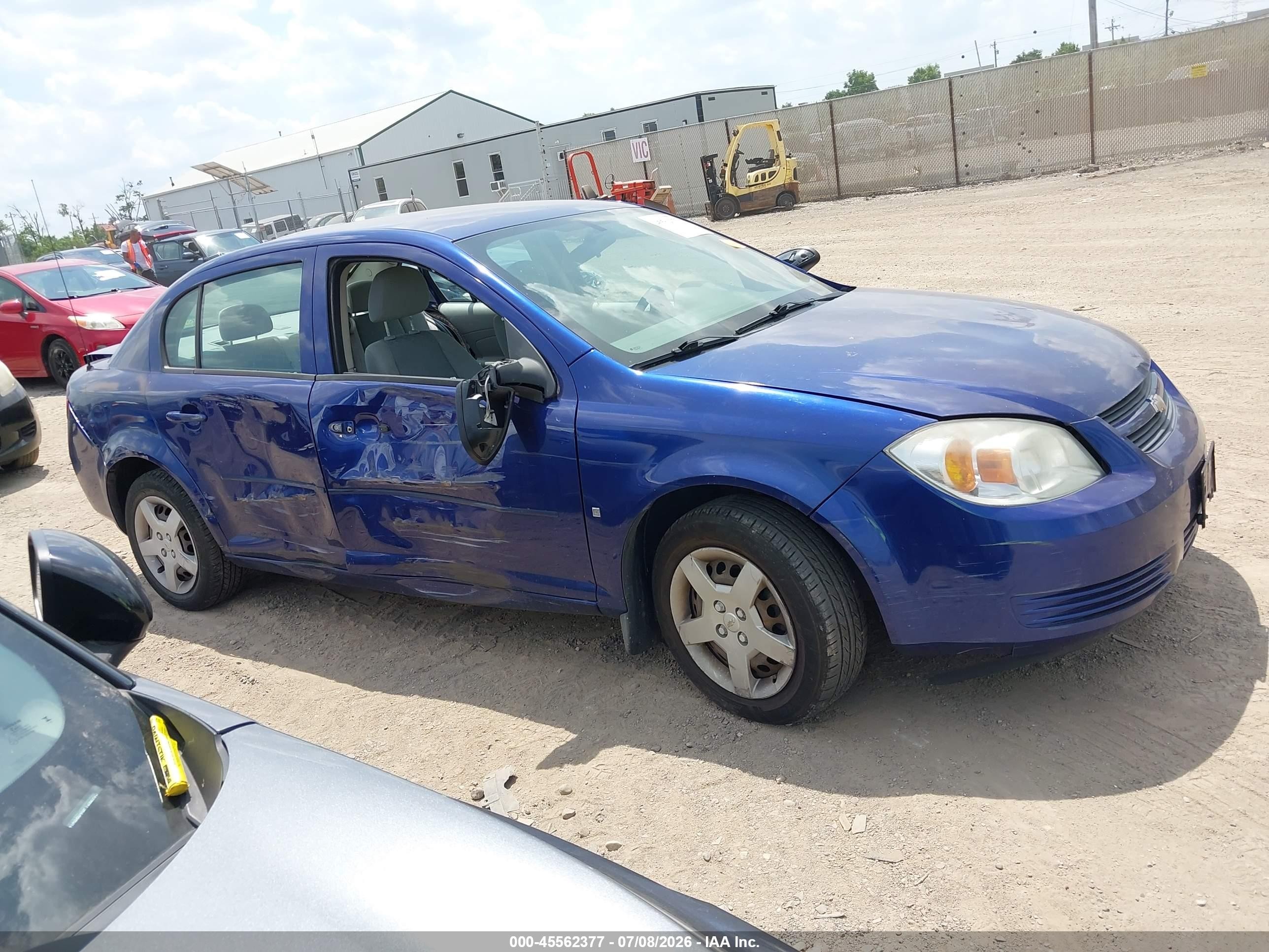 2007 Chevrolet Cobalt Ls Blue vin: 1G1AK55F577179770