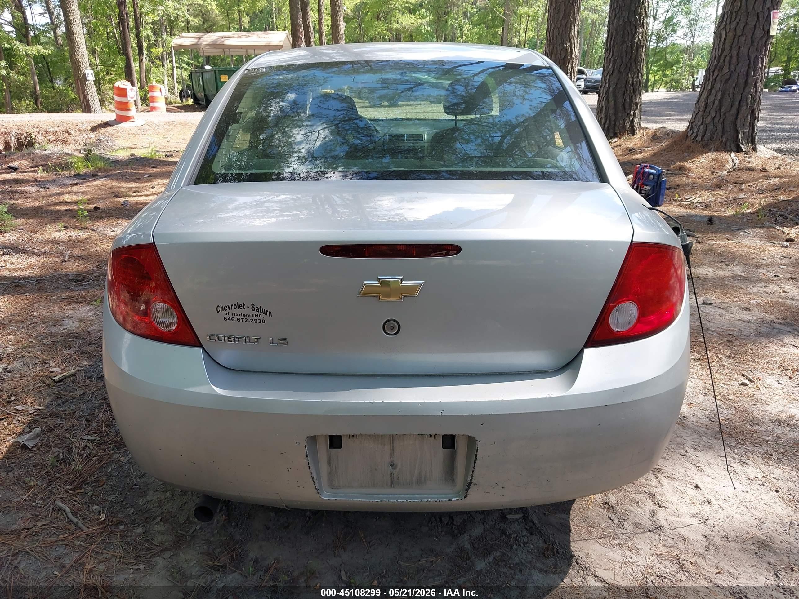 2007 Chevrolet Cobalt Ls Silver vin: 1G1AK55F577184063