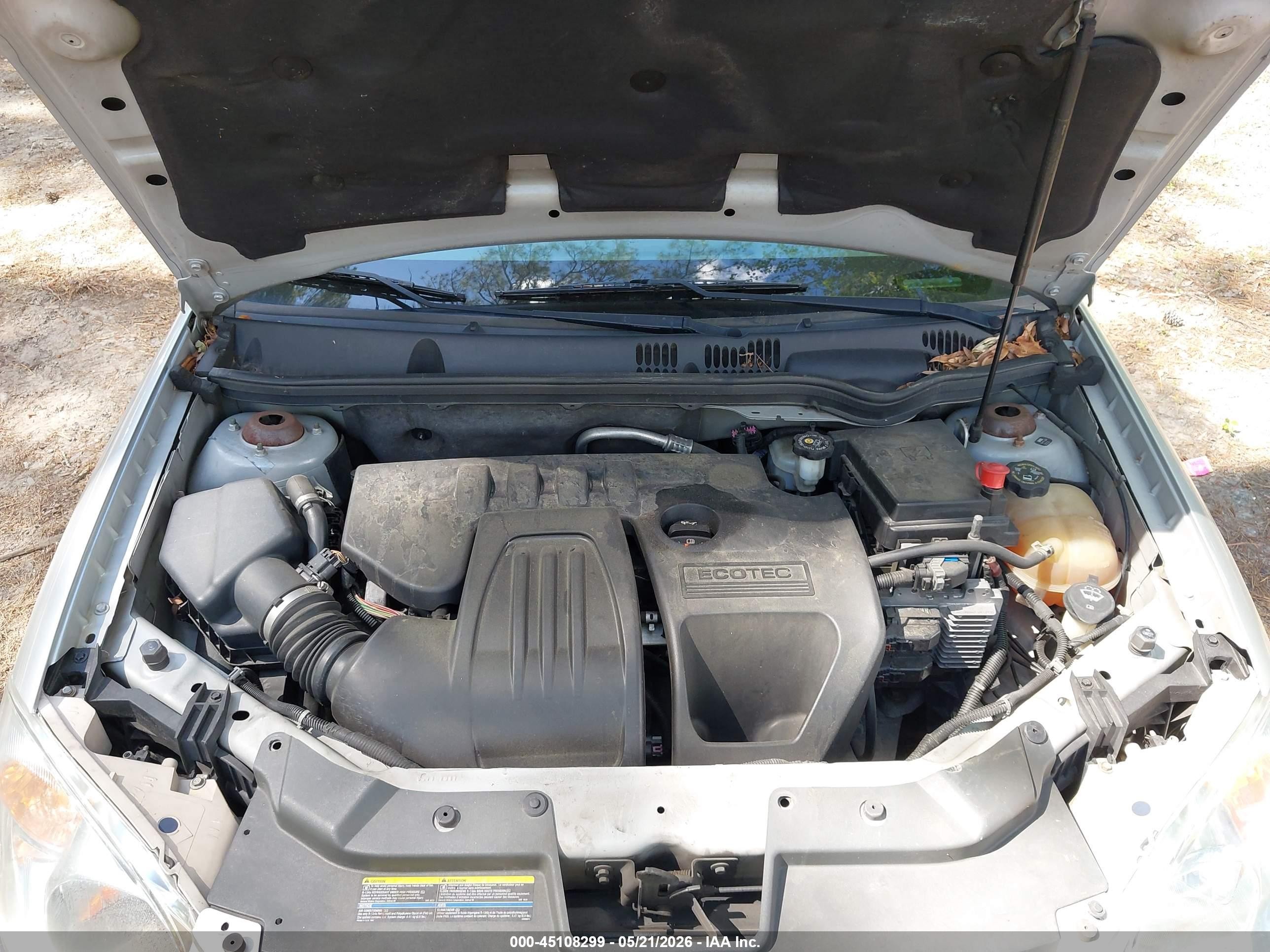 2007 Chevrolet Cobalt Ls Silver vin: 1G1AK55F577184063