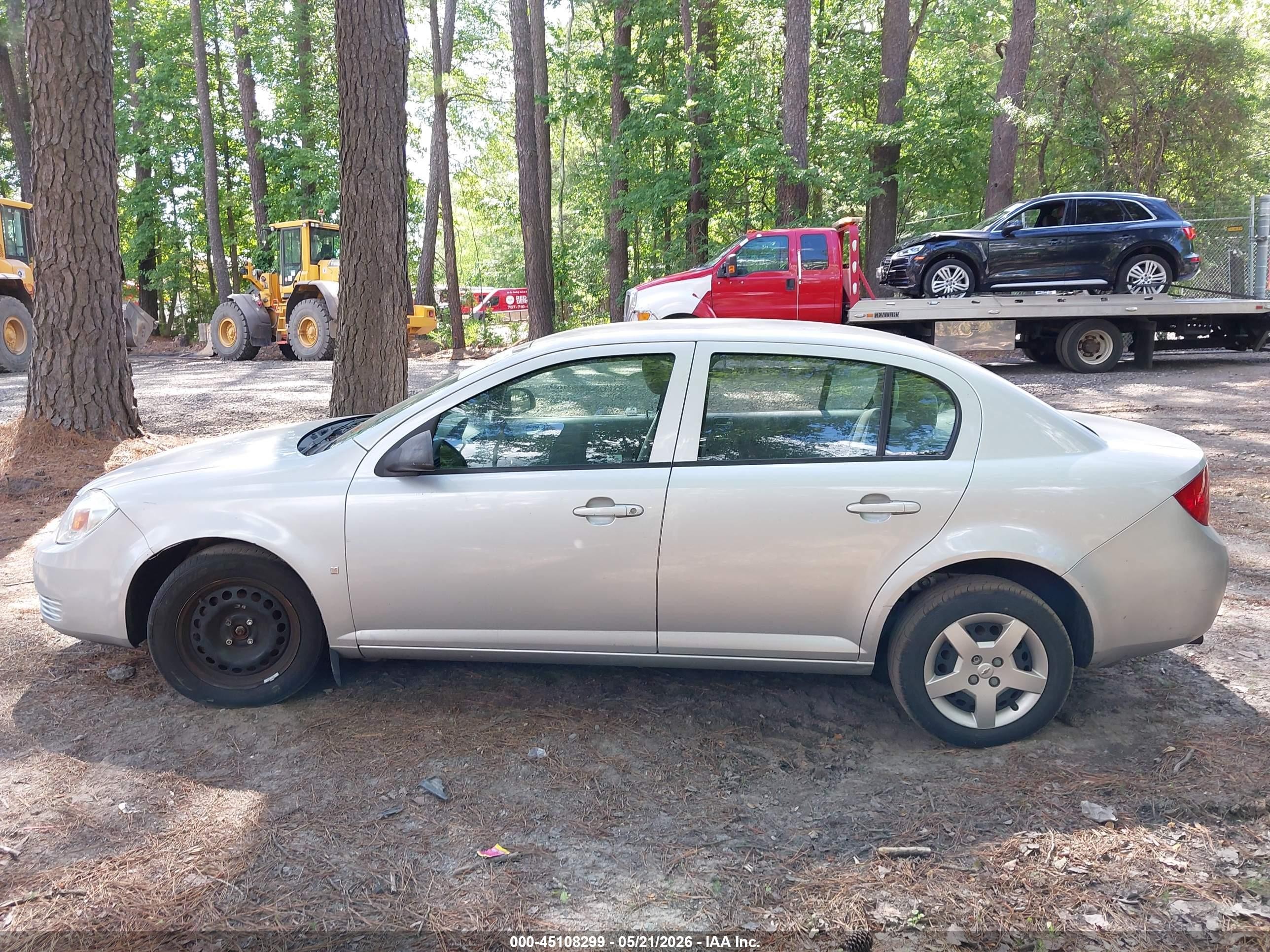 2007 Chevrolet Cobalt Ls Silver vin: 1G1AK55F577184063