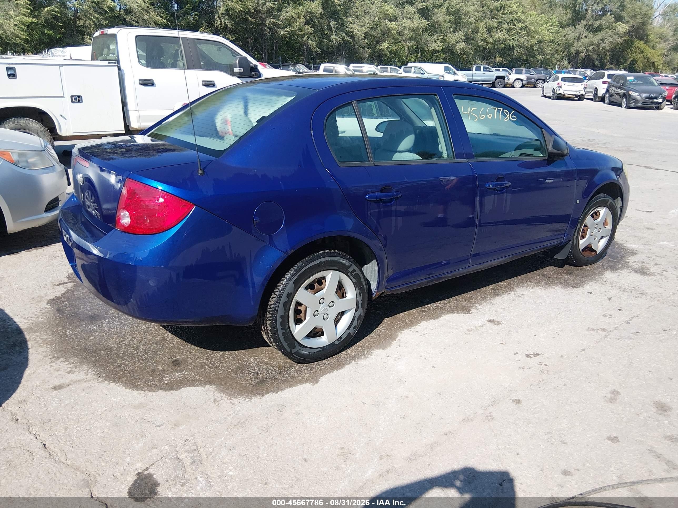 2007 Chevrolet Cobalt Ls Синий vin: 1G1AK55F577309207