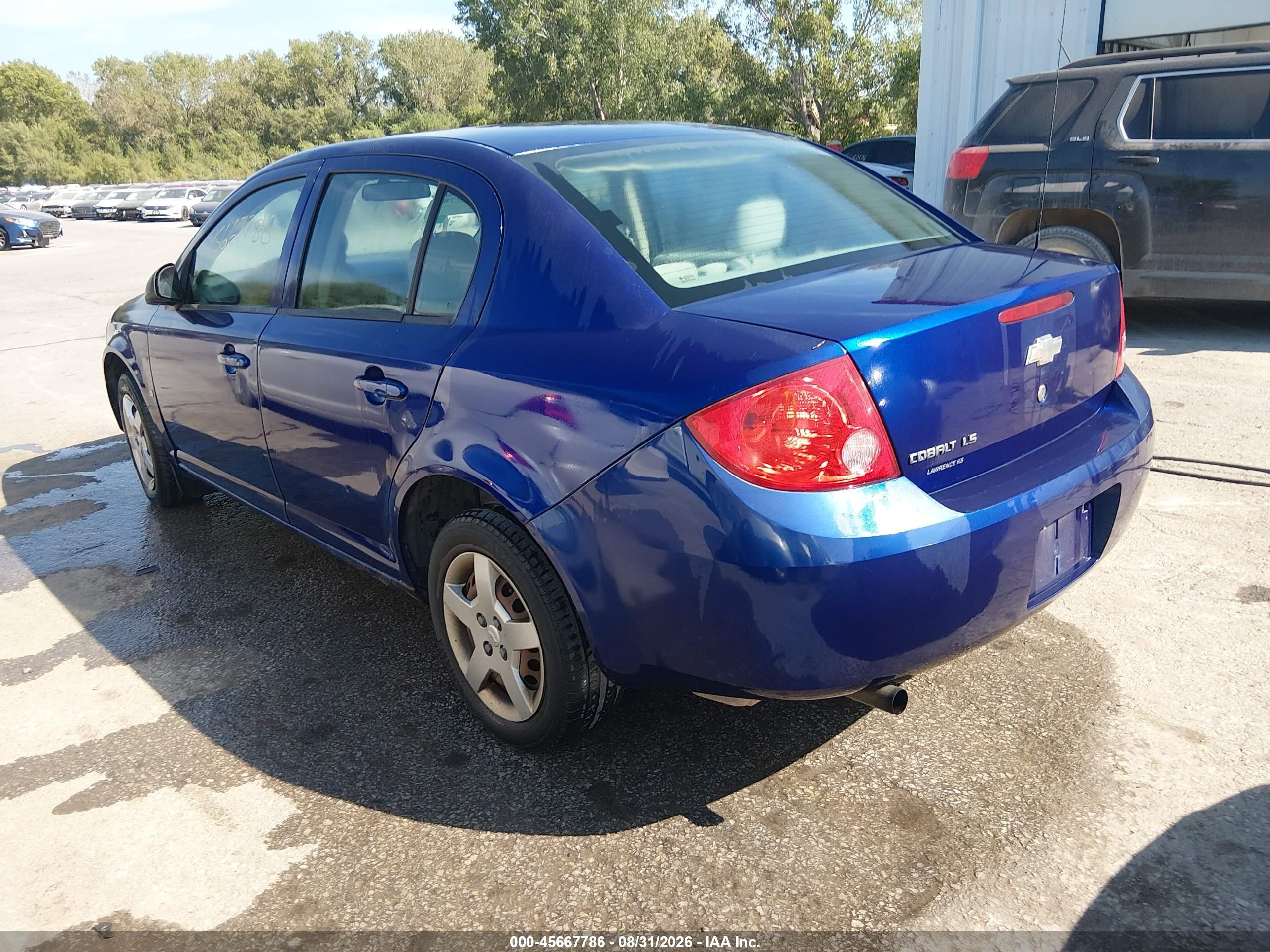 2007 Chevrolet Cobalt Ls Синий vin: 1G1AK55F577309207