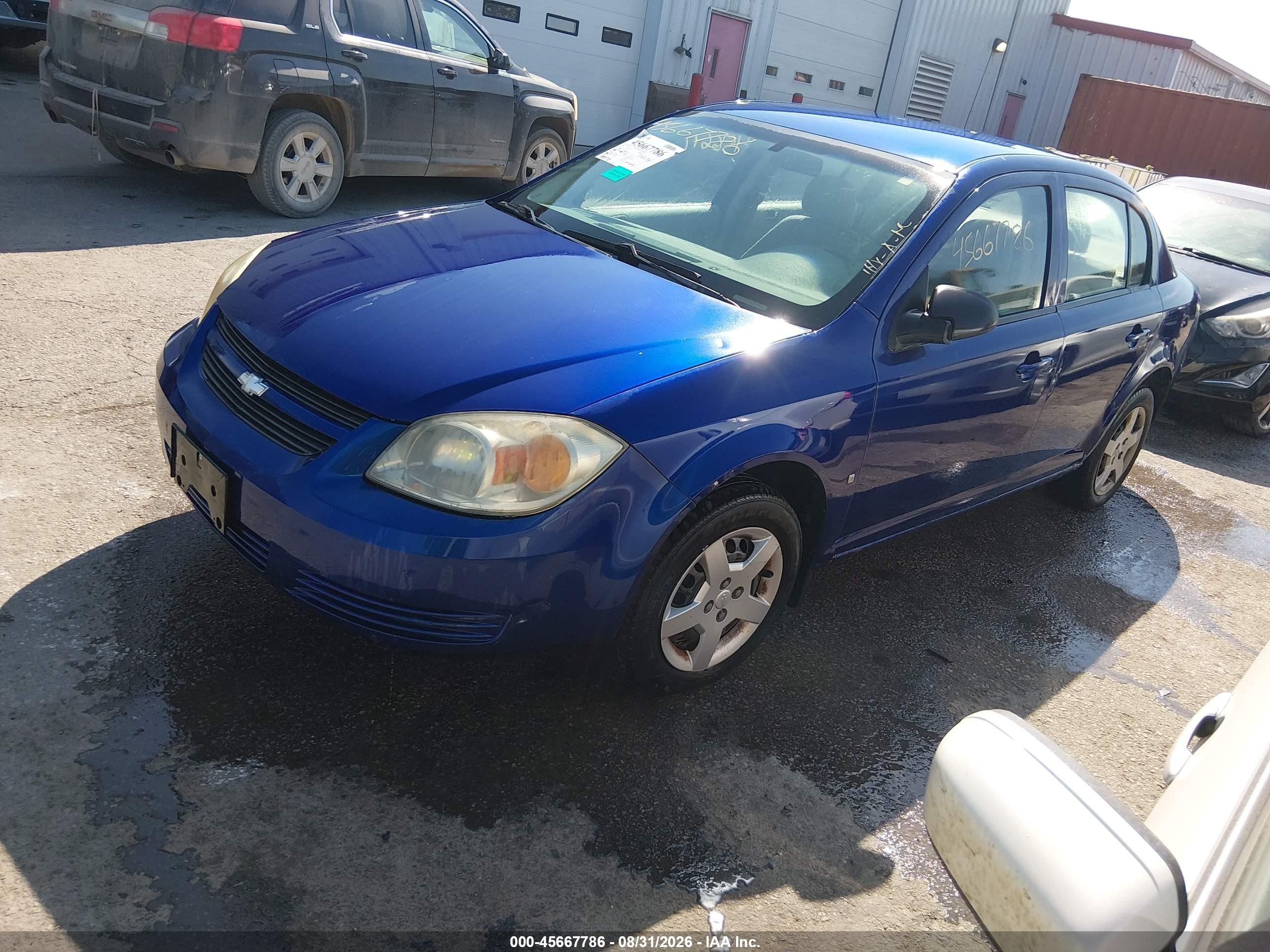 2007 Chevrolet Cobalt Ls Синий vin: 1G1AK55F577309207