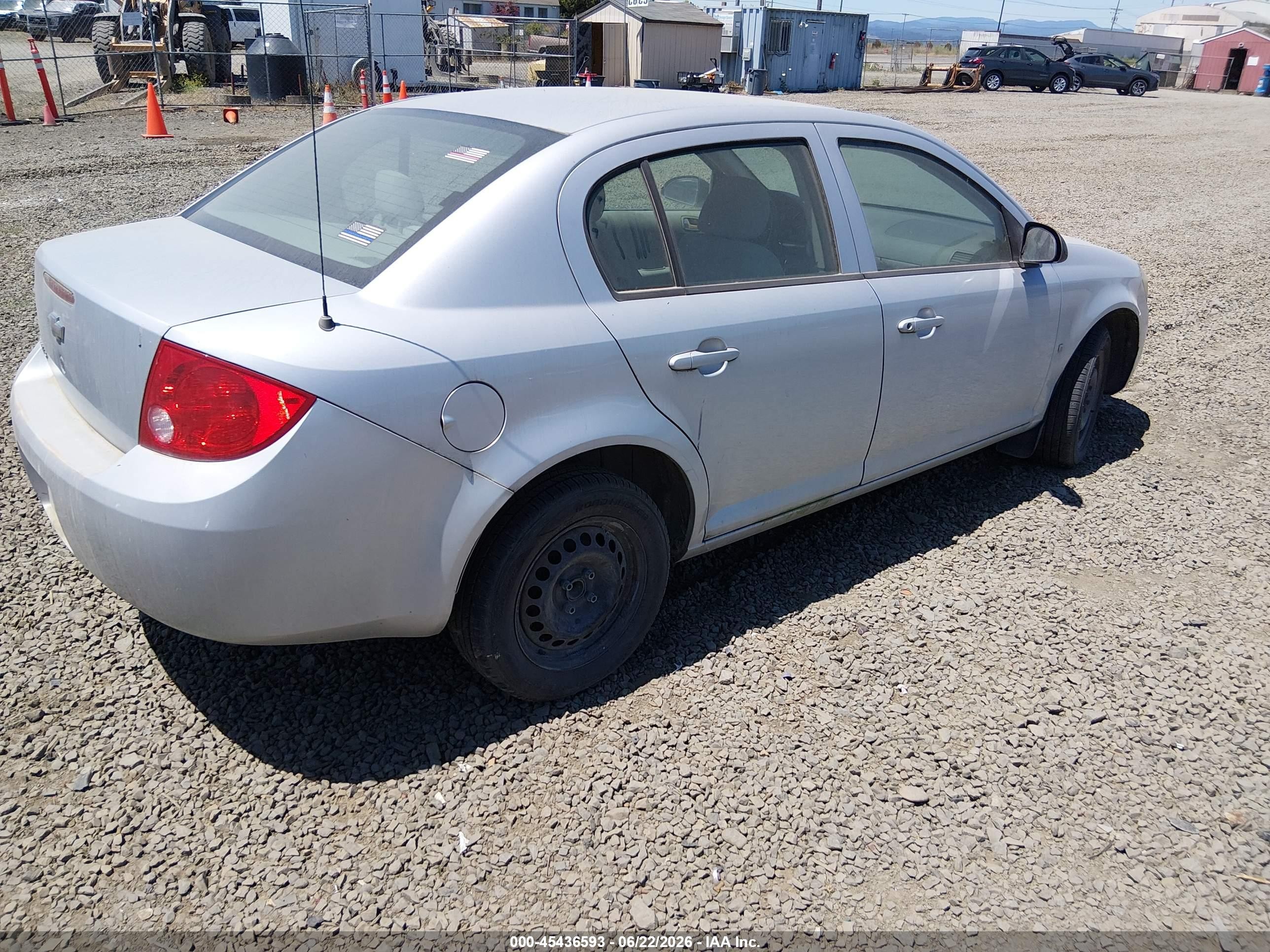 2007 Chevrolet Cobalt Ls Silver vin: 1G1AK55F577315234