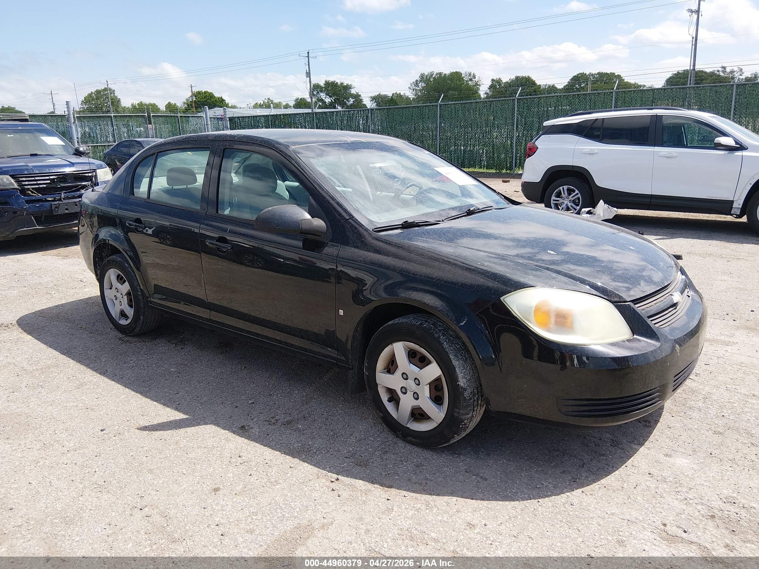 2007 Chevrolet Cobalt Ls Black vin: 1G1AK55F677272023