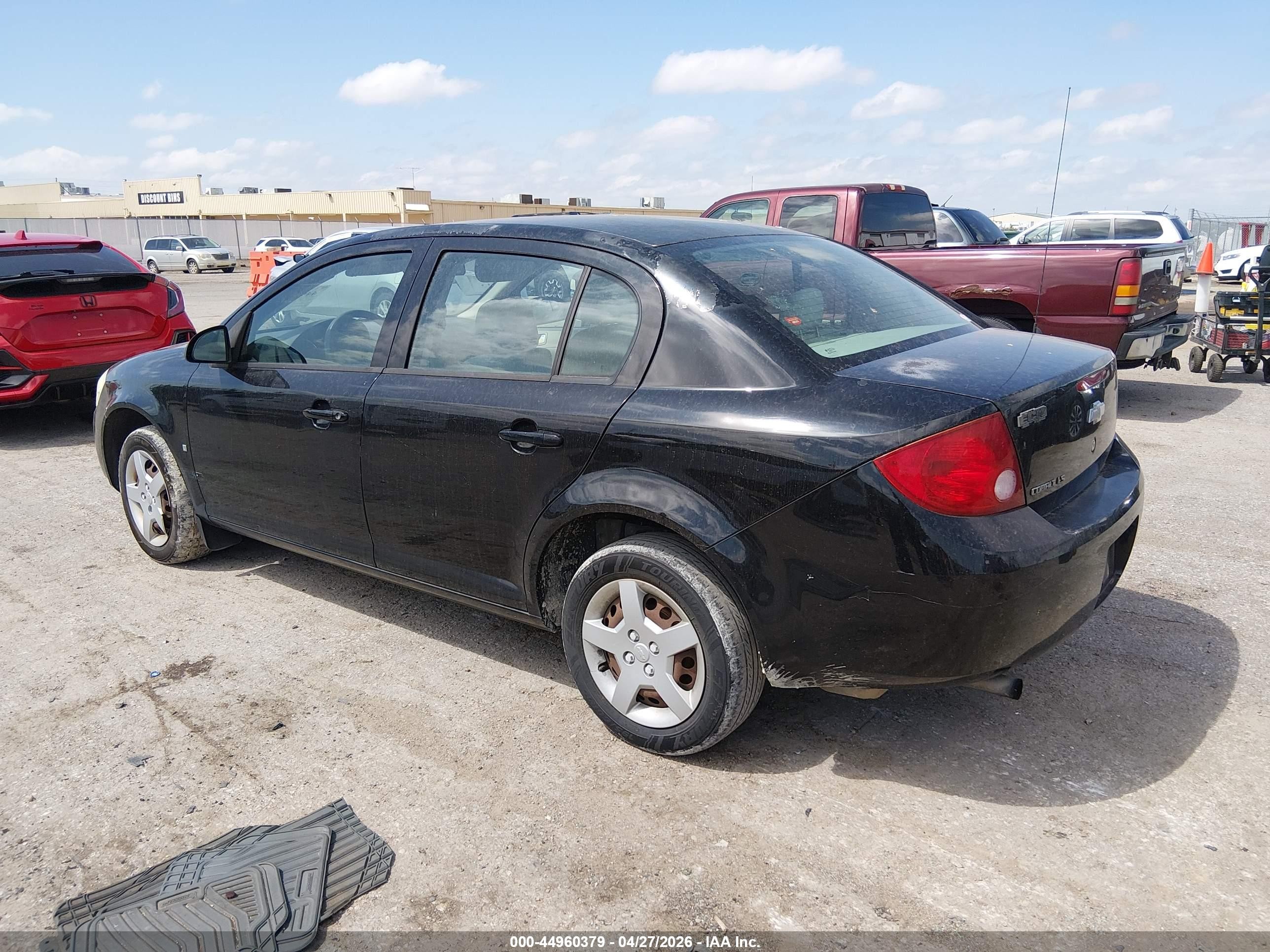 2007 Chevrolet Cobalt Ls Black vin: 1G1AK55F677272023