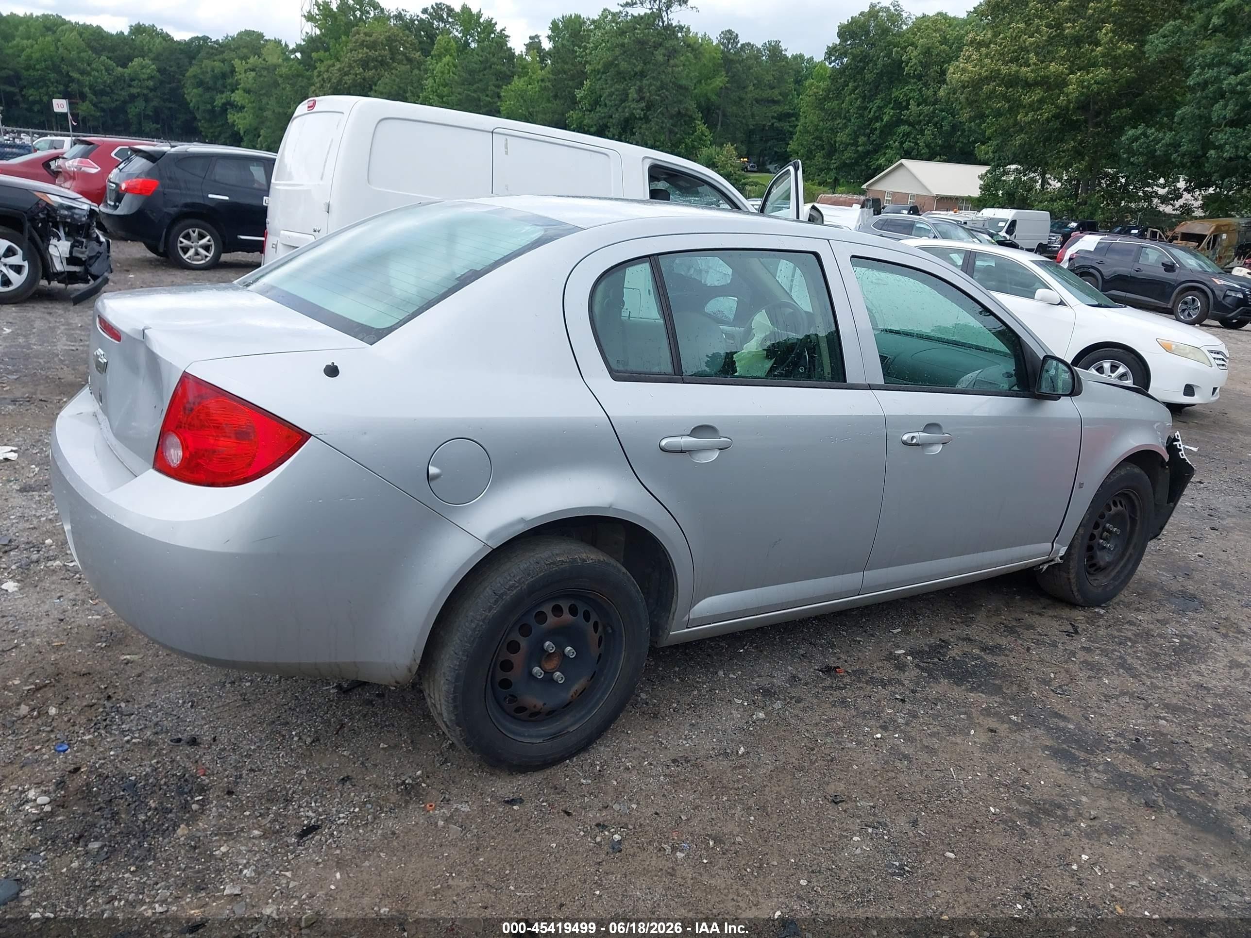 2008 Chevrolet Cobalt Ls Серебряный vin: 1G1AK55F687283010