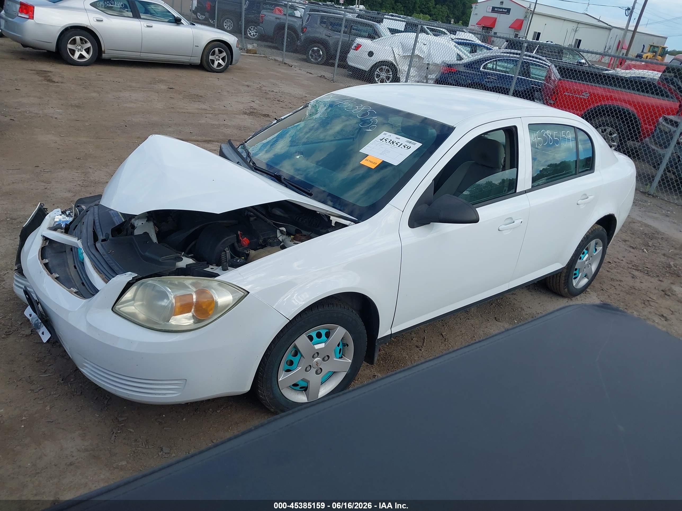 2007 Chevrolet Cobalt Ls White vin: 1G1AK55F777346775