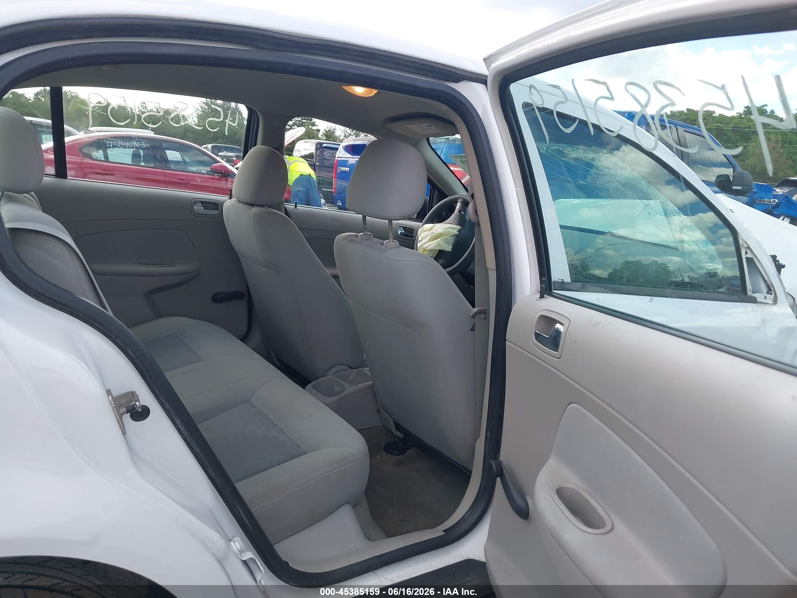 2007 Chevrolet Cobalt Ls White vin: 1G1AK55F777346775