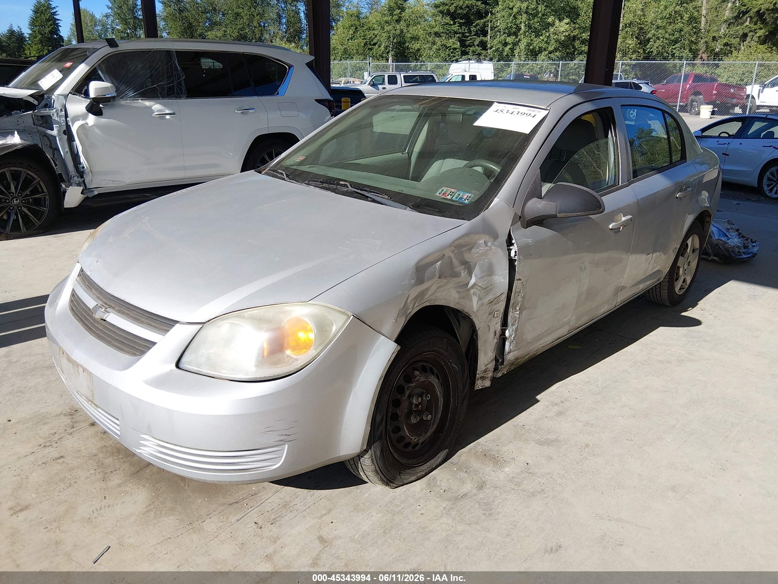 2006 Chevrolet Cobalt Ls Silver vin: 1G1AK55F867646680