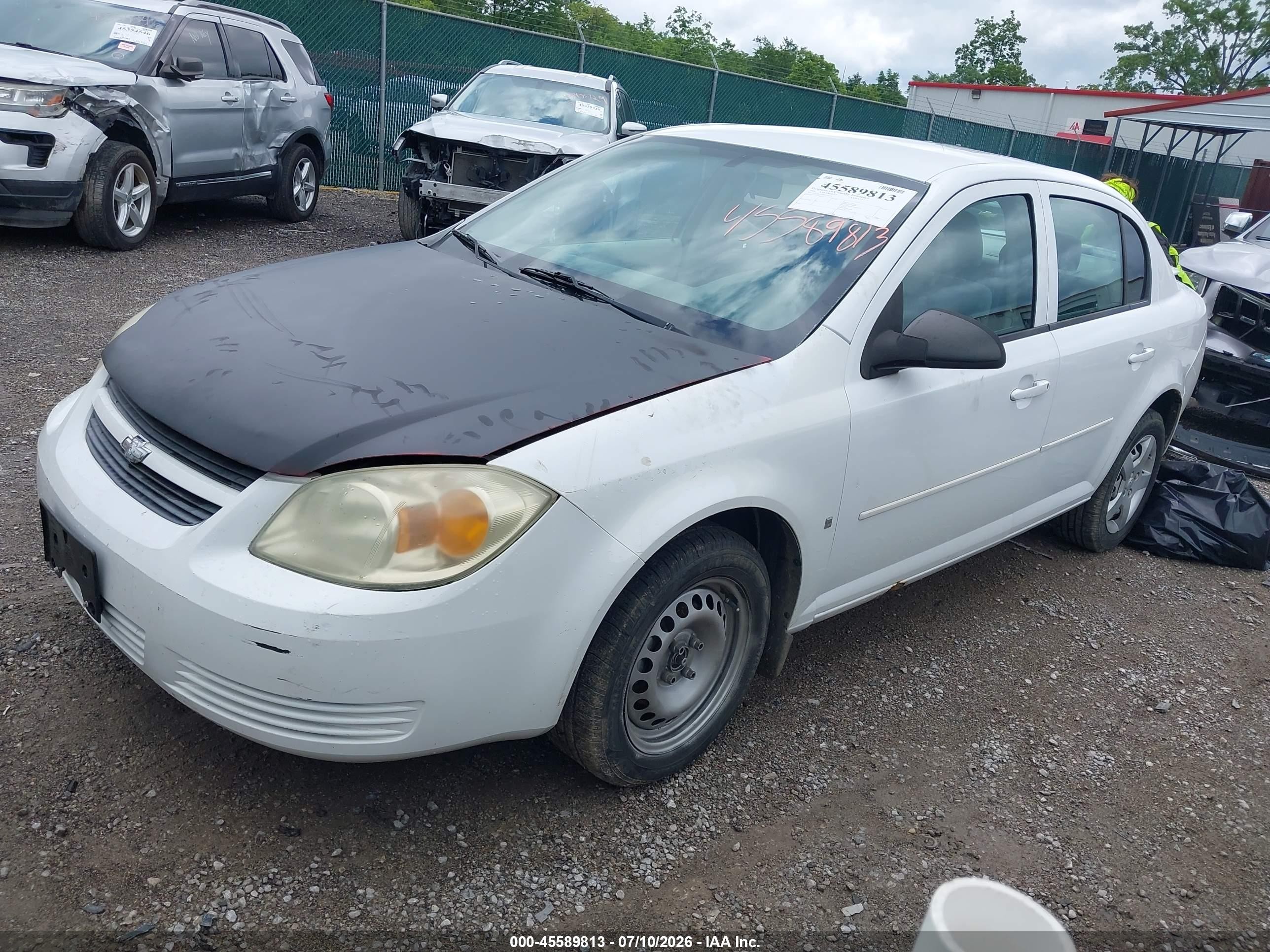2006 Chevrolet Cobalt Ls Белый vin: 1G1AK55F867732670