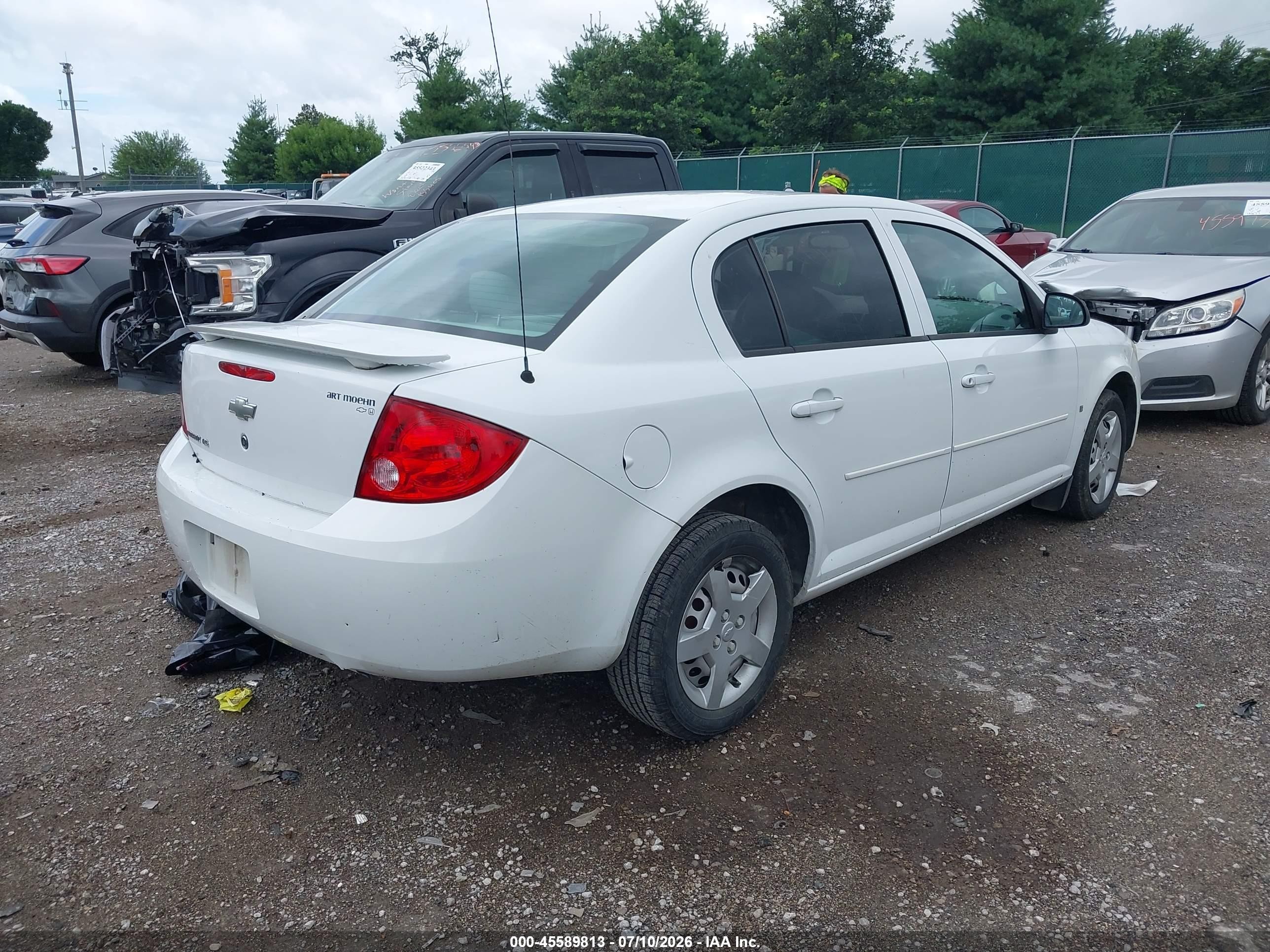 2006 Chevrolet Cobalt Ls Белый vin: 1G1AK55F867732670