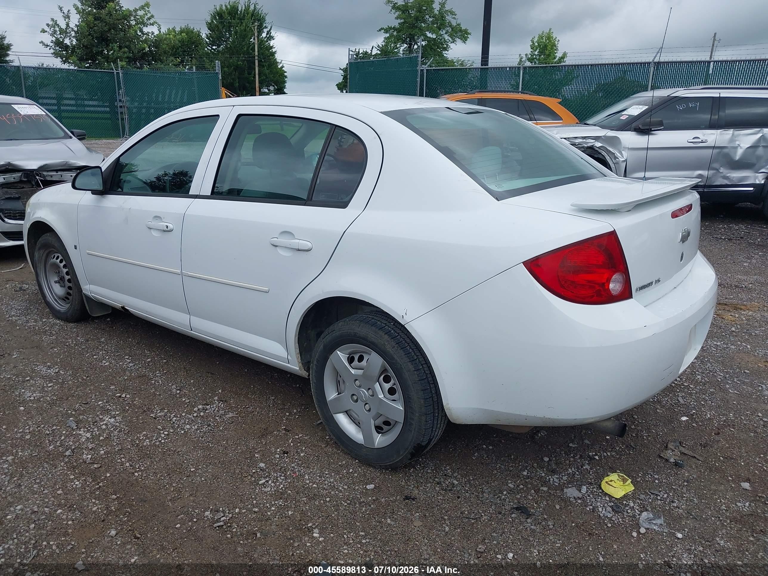 2006 Chevrolet Cobalt Ls Белый vin: 1G1AK55F867732670
