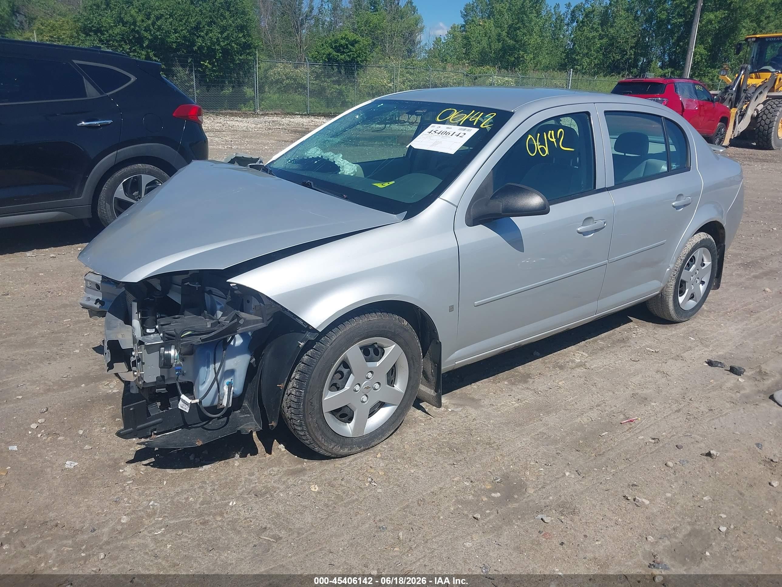 2006 Chevrolet Cobalt Ls Gray vin: 1G1AK55F867779004