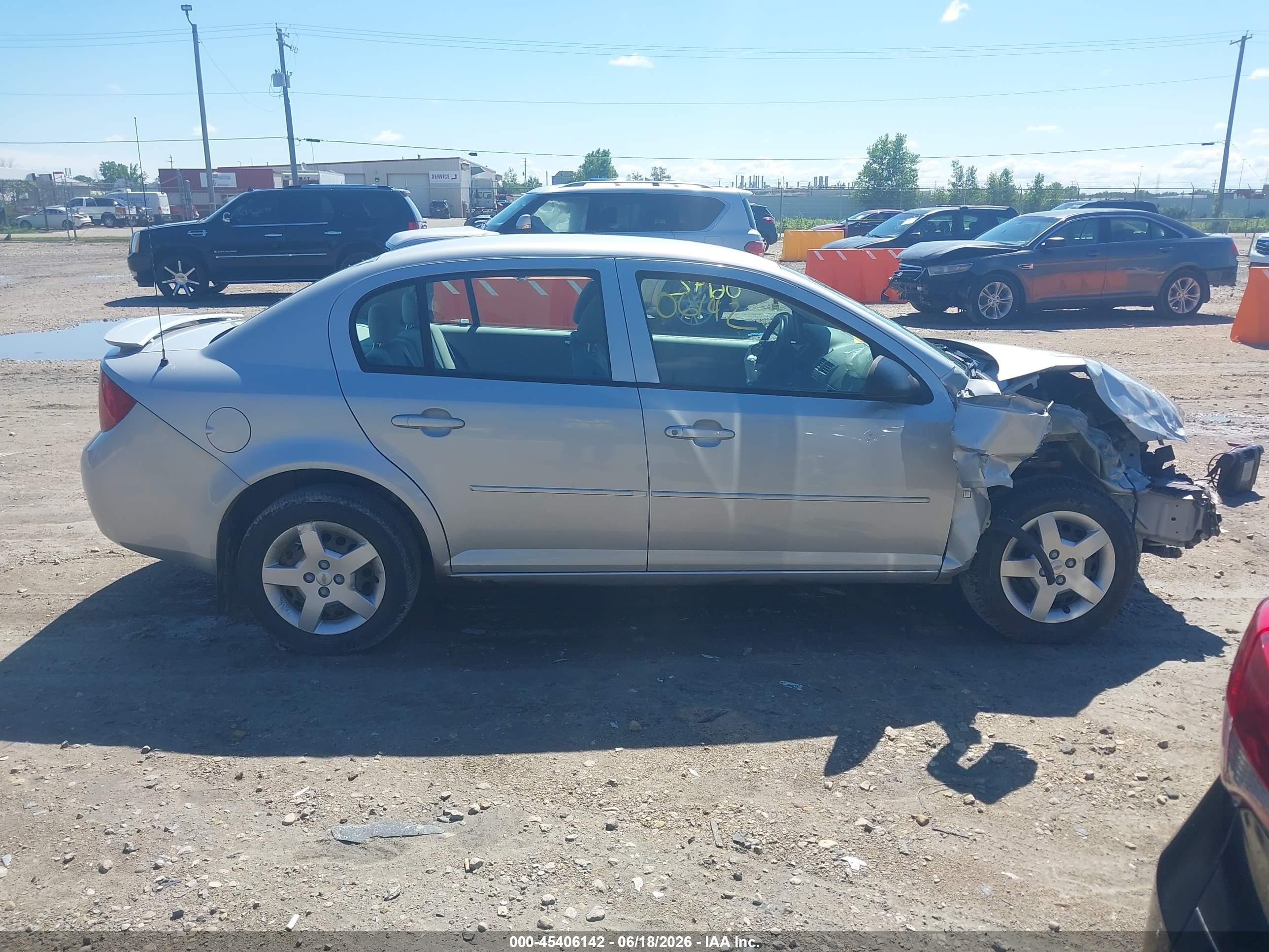 2006 Chevrolet Cobalt Ls Gray vin: 1G1AK55F867779004