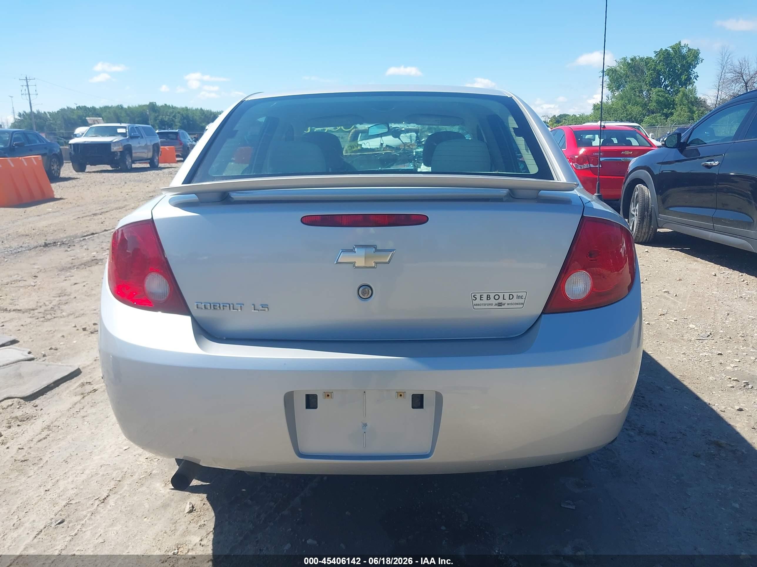 2006 Chevrolet Cobalt Ls Gray vin: 1G1AK55F867779004