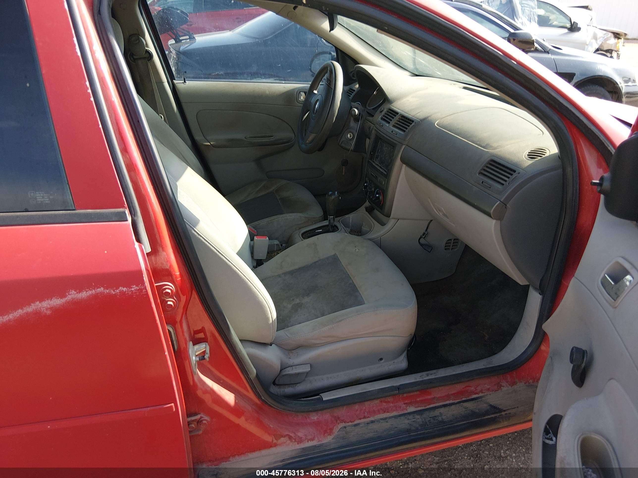 2007 Chevrolet Cobalt Ls Red vin: 1G1AK55F977330920