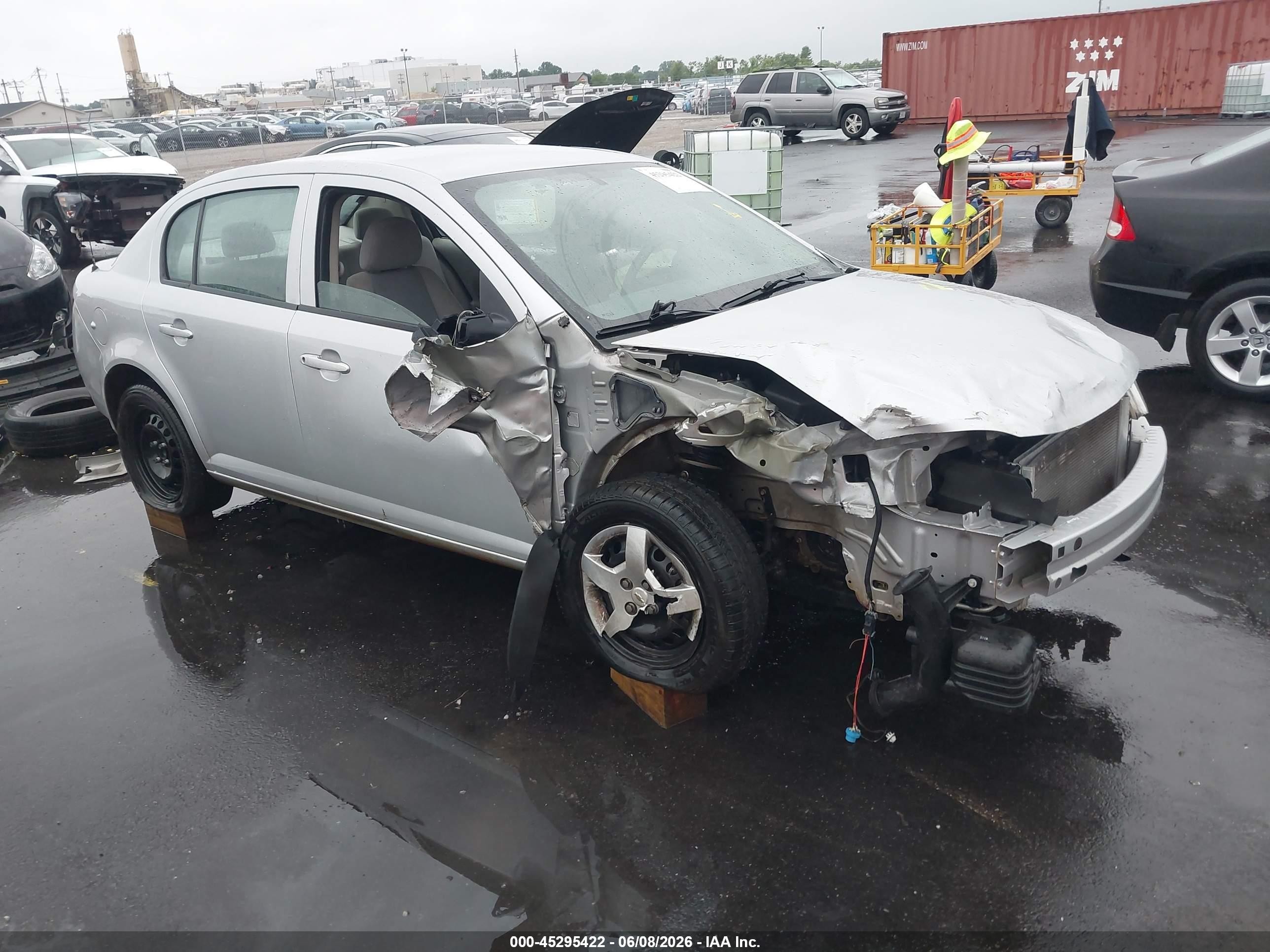 2007 Chevrolet Cobalt Ls Серебряный vin: 1G1AK55FX77128068