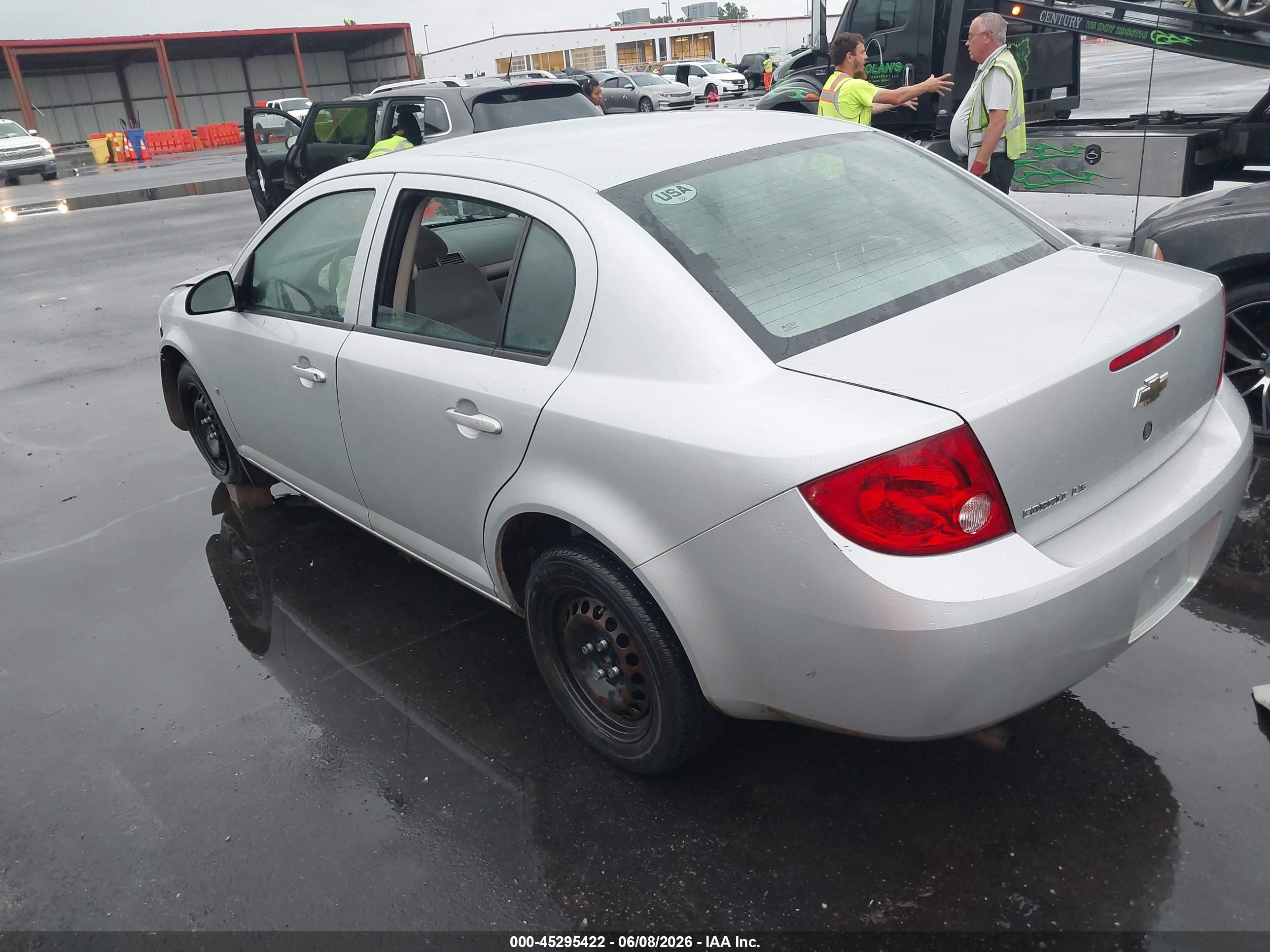2007 Chevrolet Cobalt Ls Серебряный vin: 1G1AK55FX77128068